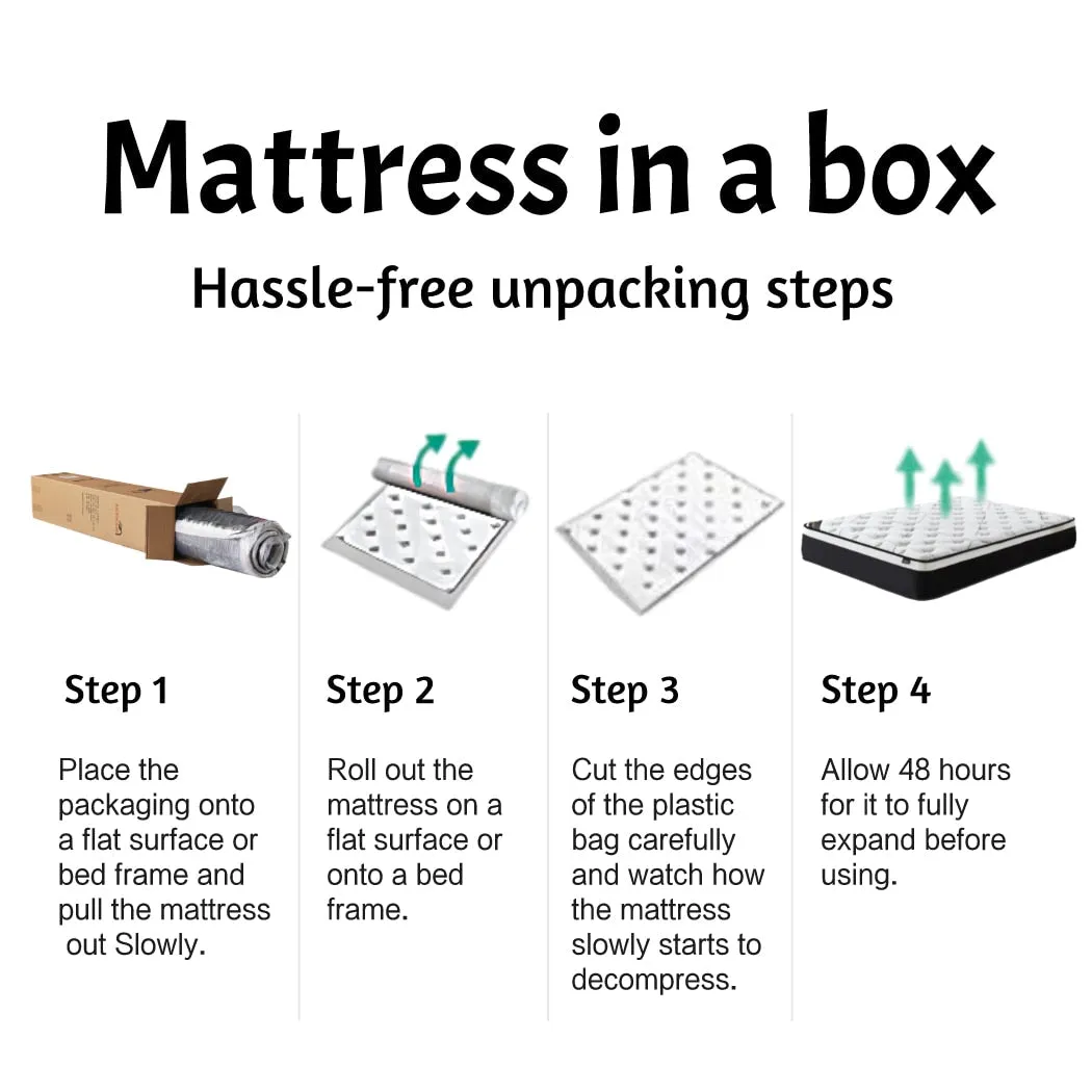 12 Inch Hybrid Mattress with Memory Foam