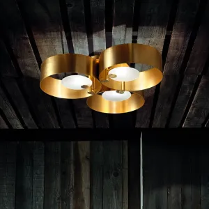 60Cm Modern Gold Metal Ceiling Light
