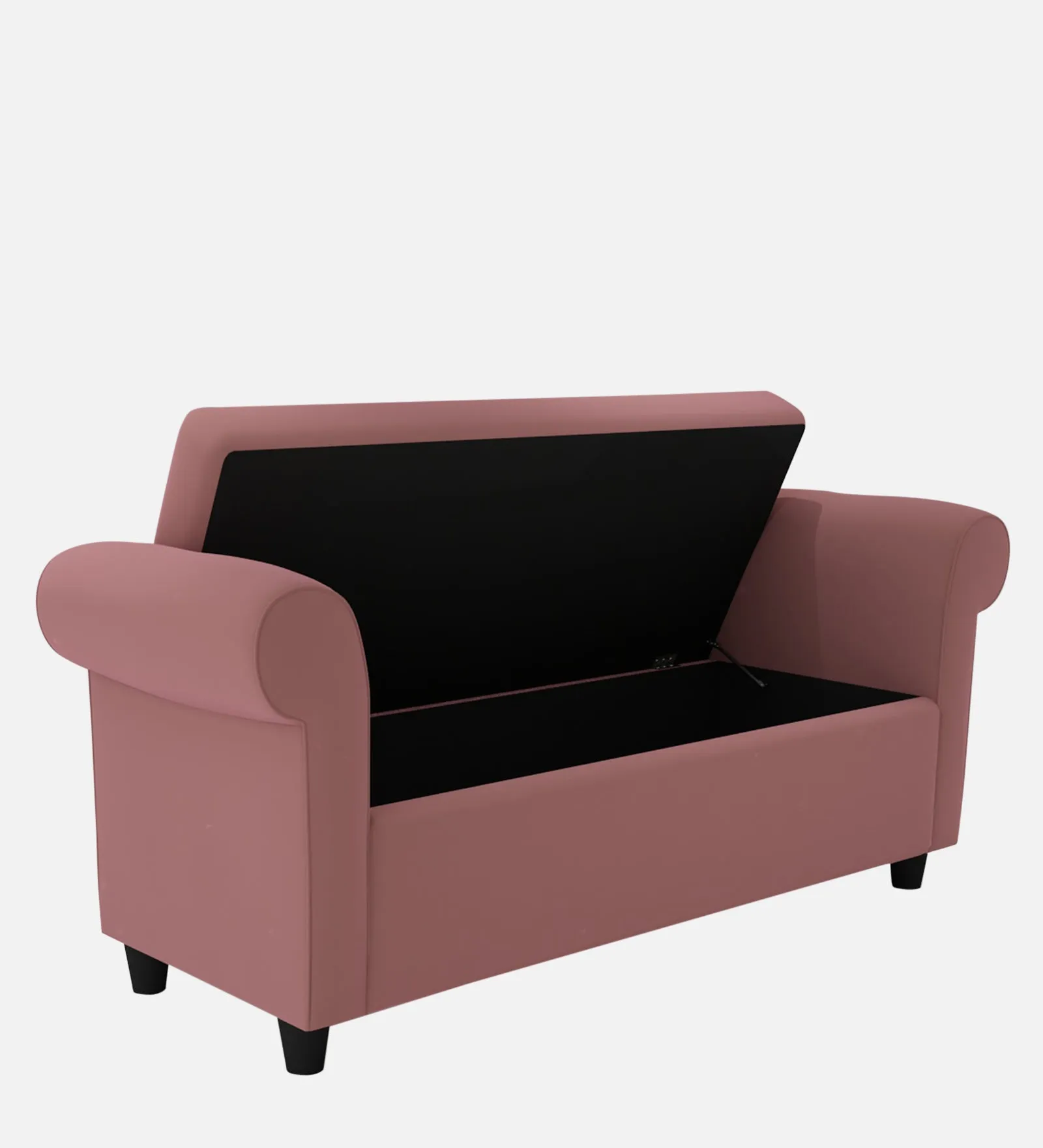 Adorn Homez Mia  Bench Storage Ottoman with Storage in Velvet