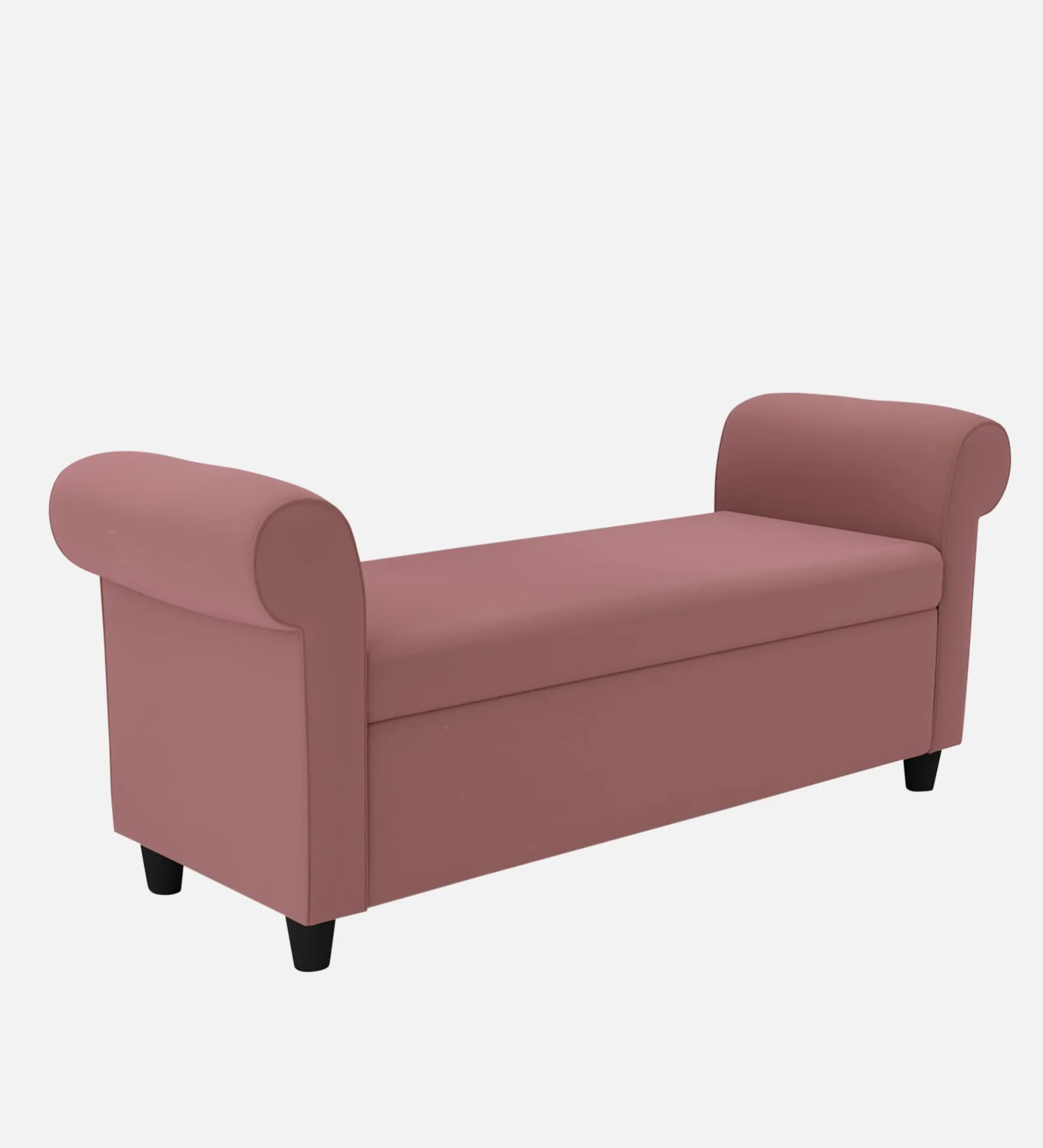 Adorn Homez Mia  Bench Storage Ottoman with Storage in Velvet