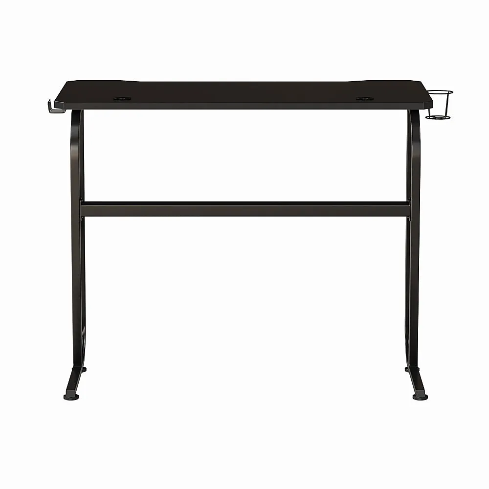 Alamont Home - Fisher Rectangle Contemporary Laminate  Gaming Desk - Black