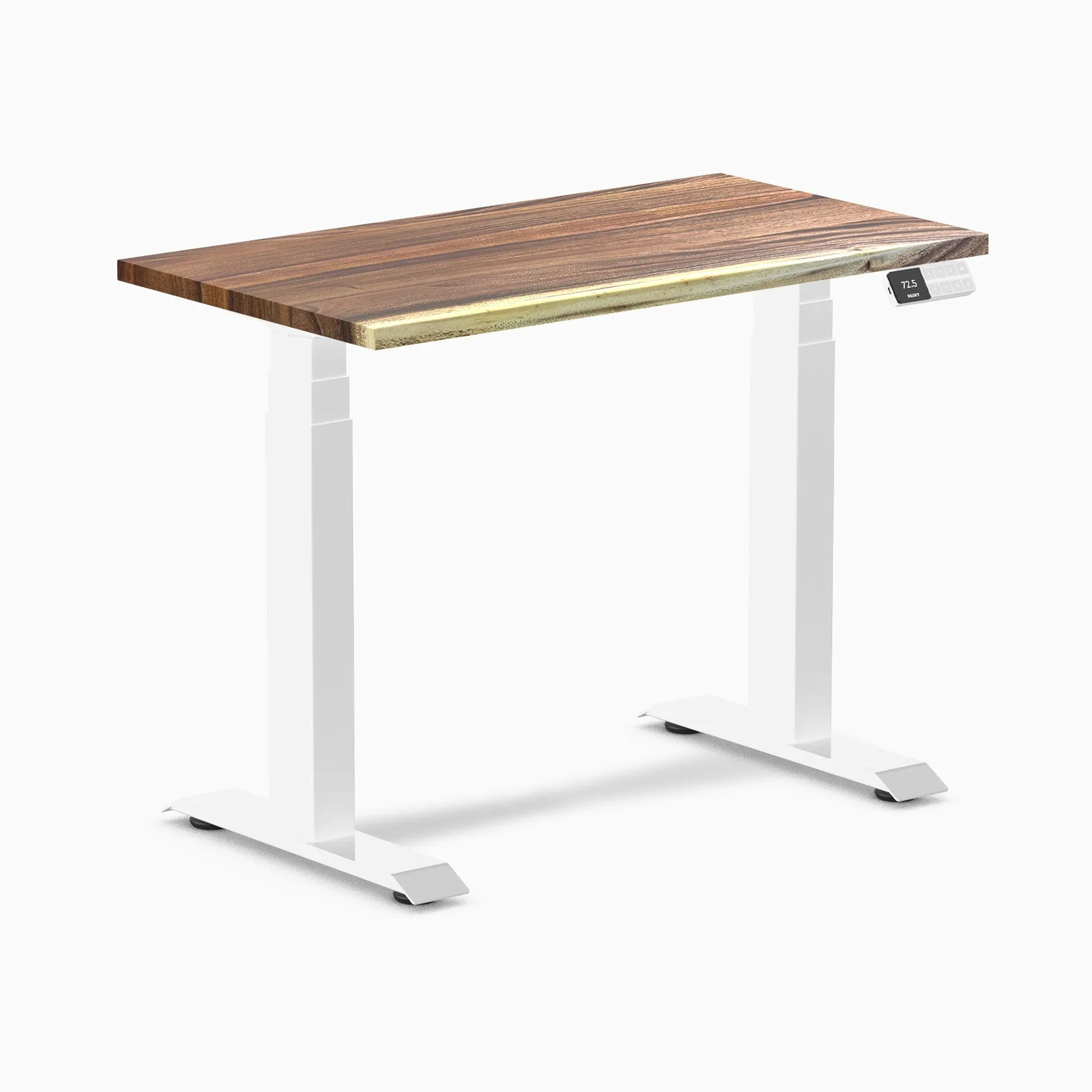 Almost Perfect Desky Dual Mini Hardwood Sit Stand Desk