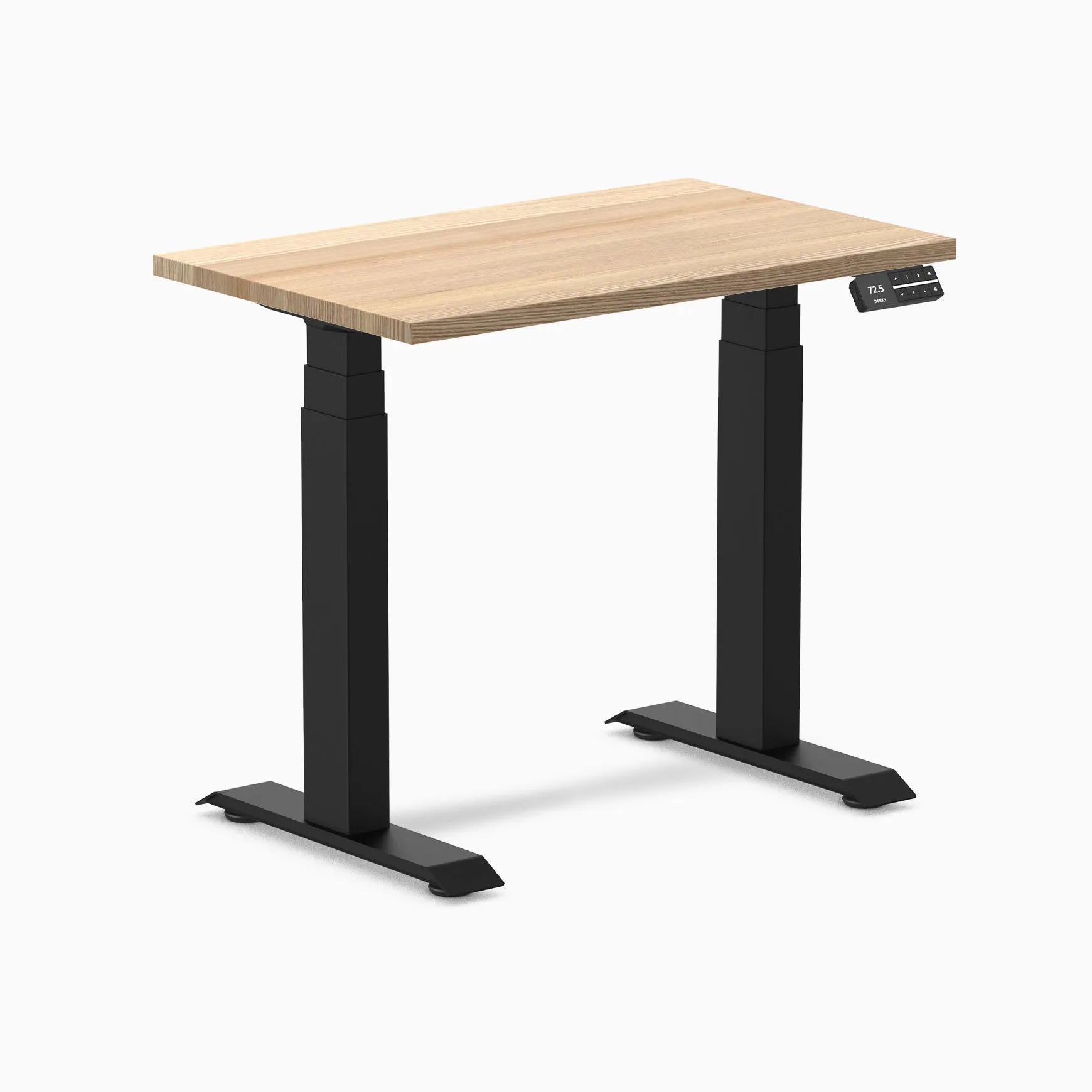 Almost Perfect Desky Dual Mini Hardwood Sit Stand Desk