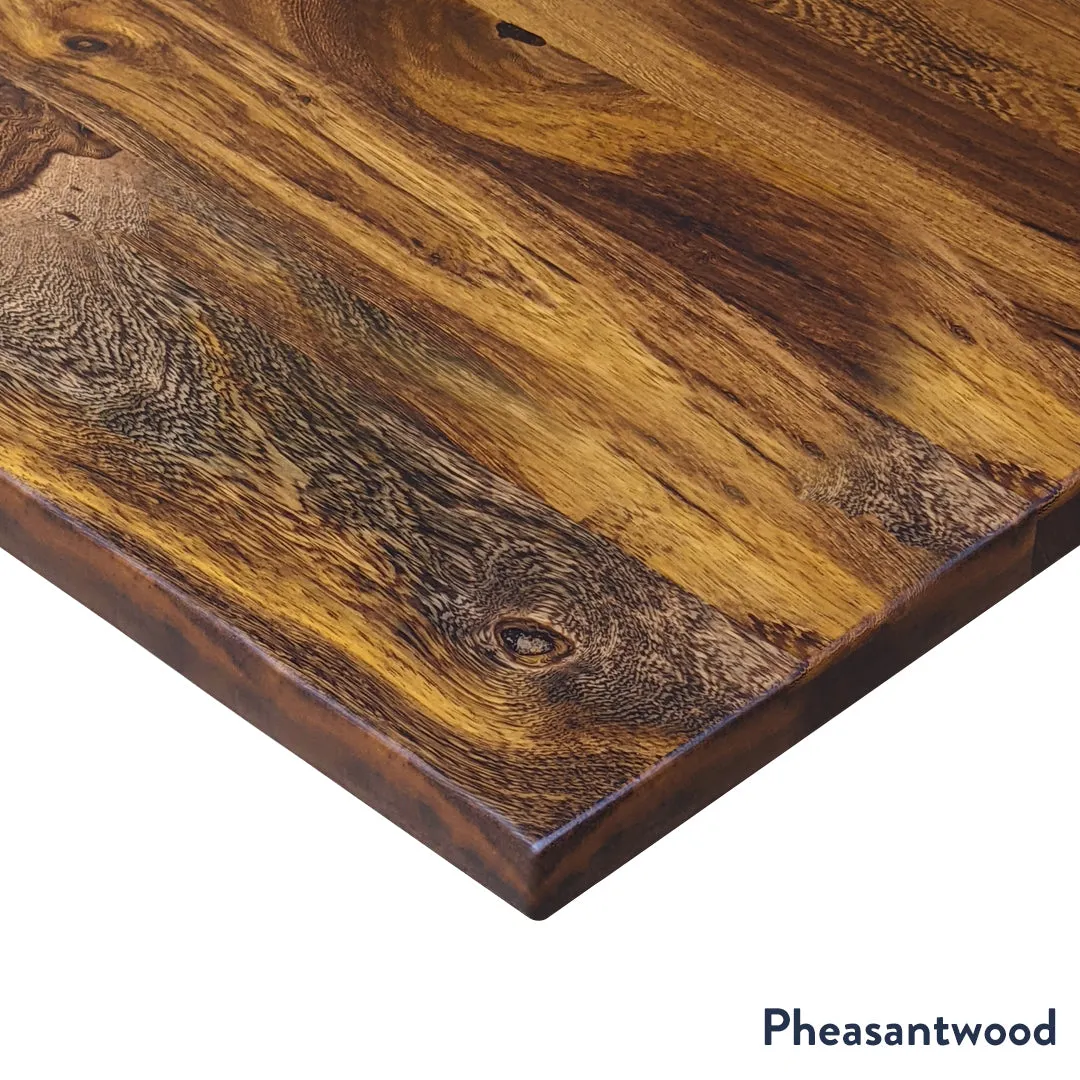 Almost Perfect Desky Dual Mini Hardwood Sit Stand Desk