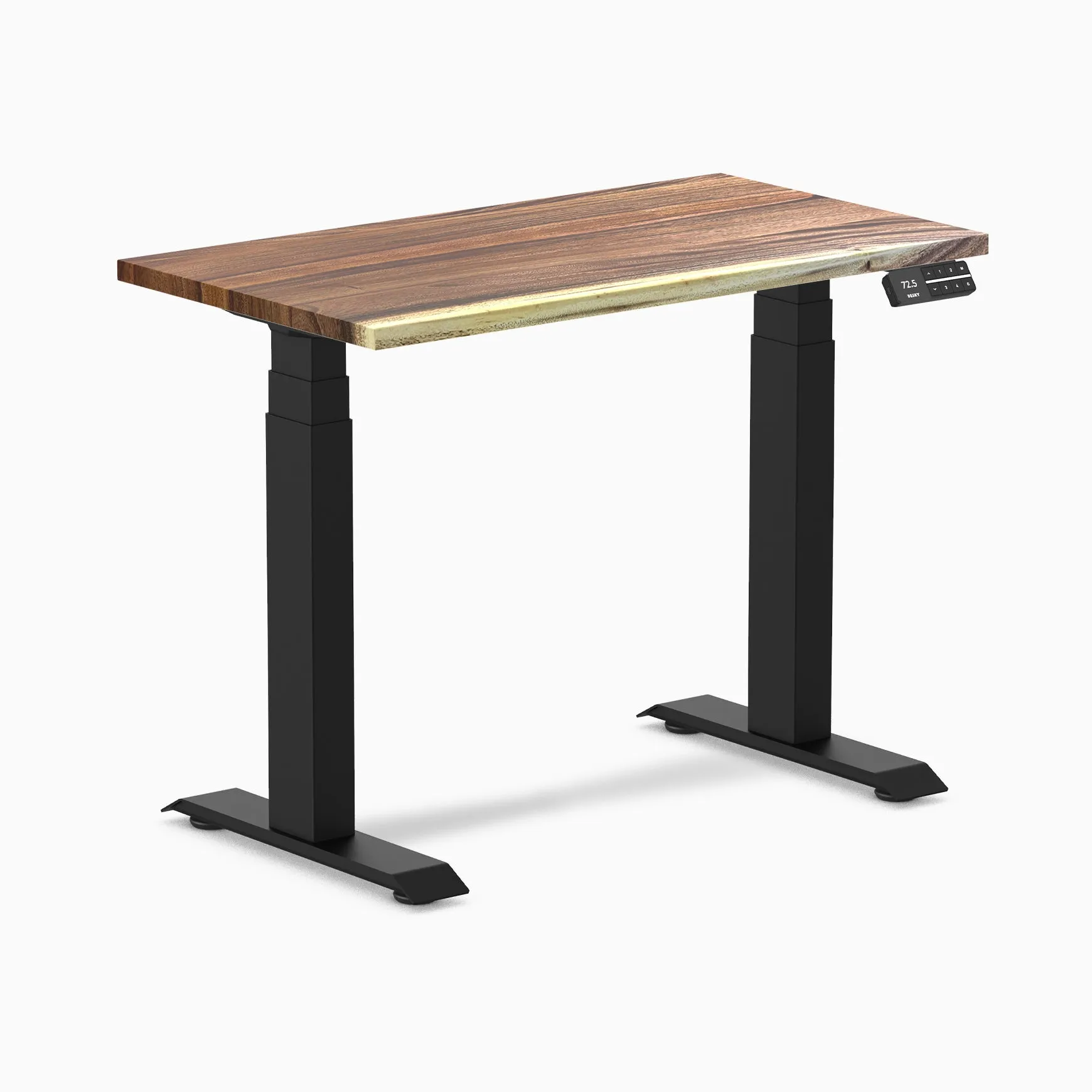 Almost Perfect Desky Dual Mini Hardwood Sit Stand Desk