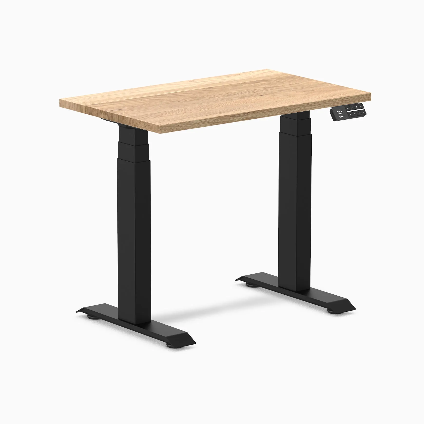 Almost Perfect Desky Dual Mini Hardwood Sit Stand Desk