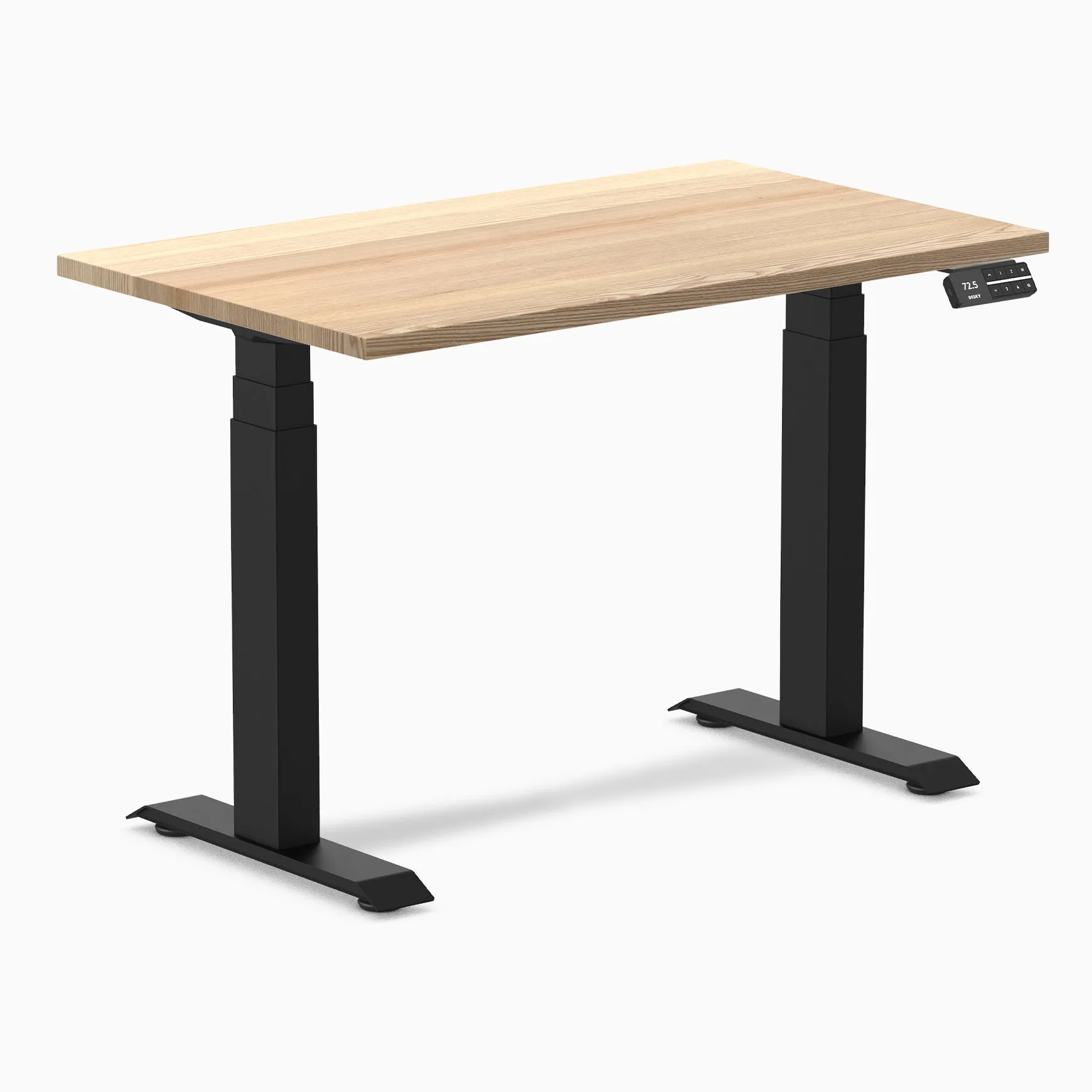 Almost Perfect Desky Dual Mini Hardwood Sit Stand Desk