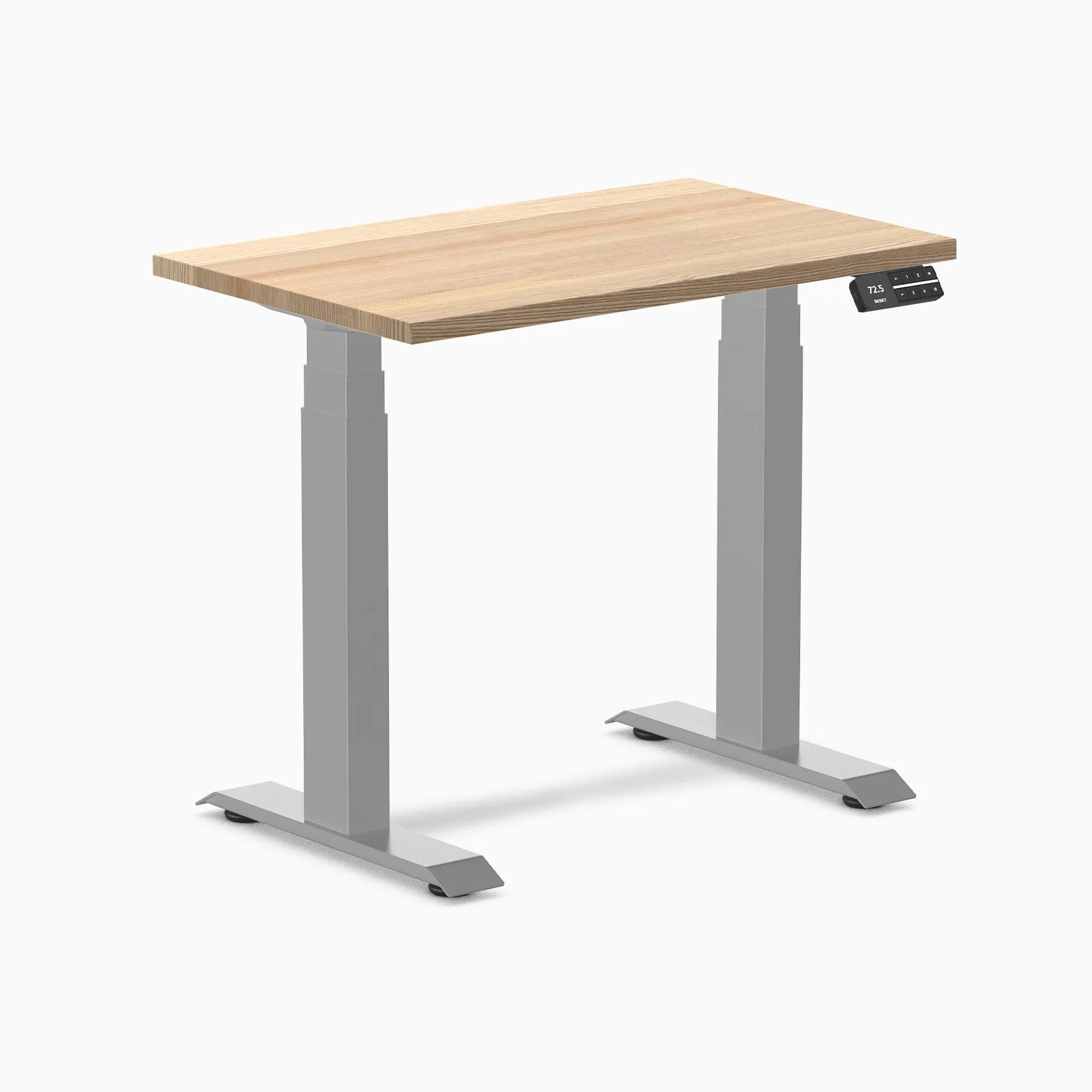 Almost Perfect Desky Dual Mini Hardwood Sit Stand Desk