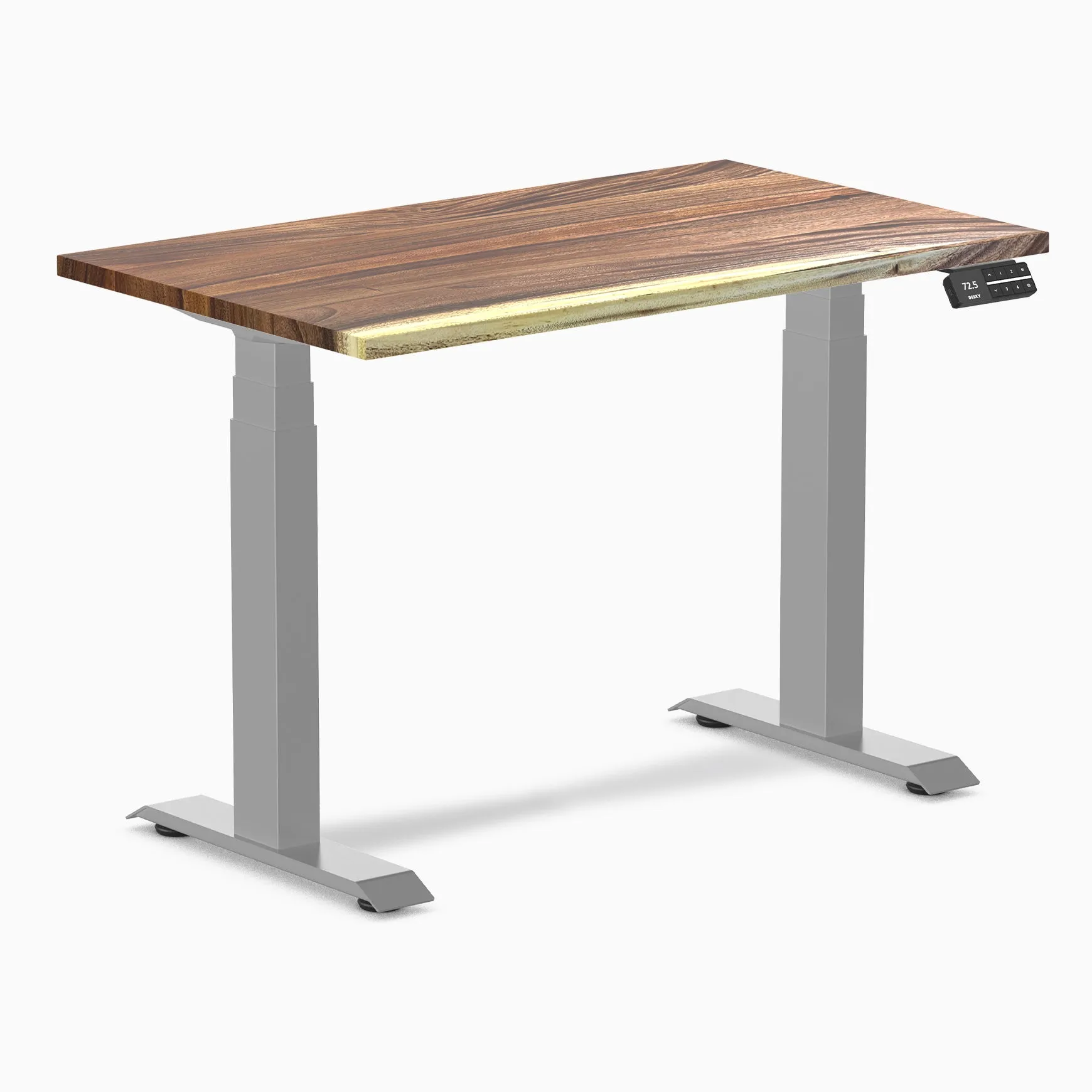 Almost Perfect Desky Dual Mini Hardwood Sit Stand Desk