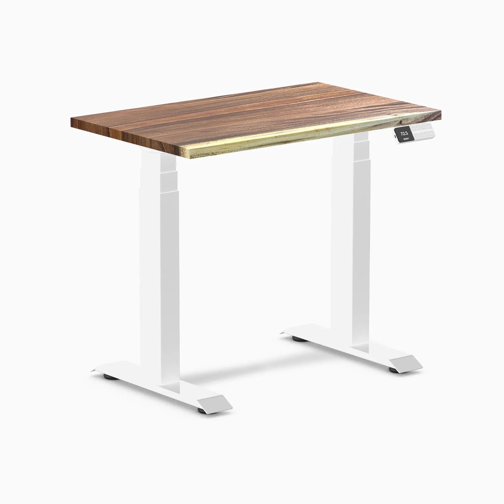 Almost Perfect Desky Dual Mini Hardwood Sit Stand Desk