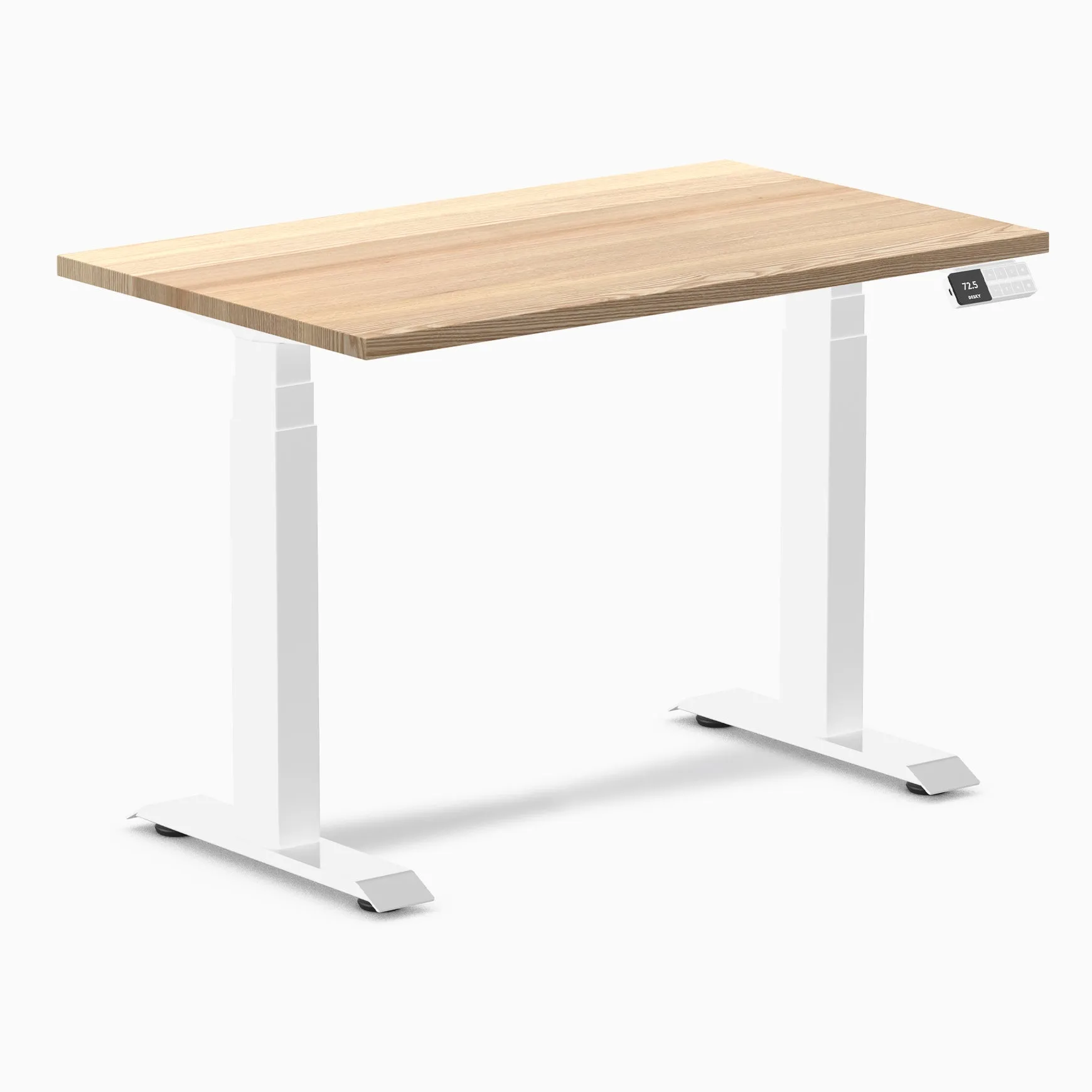 Almost Perfect Desky Dual Mini Hardwood Sit Stand Desk
