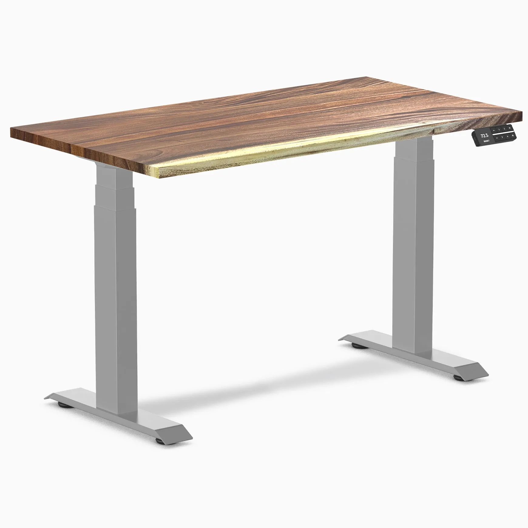 Almost Perfect Desky Dual Mini Hardwood Sit Stand Desk