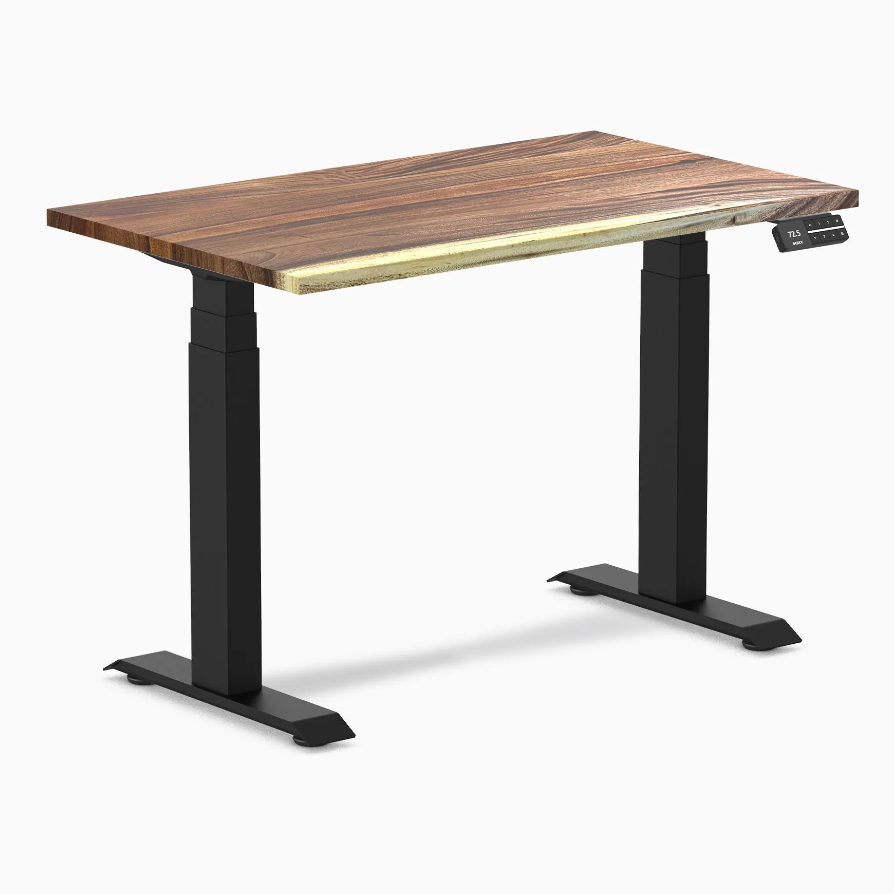 Almost Perfect Desky Dual Mini Hardwood Sit Stand Desk
