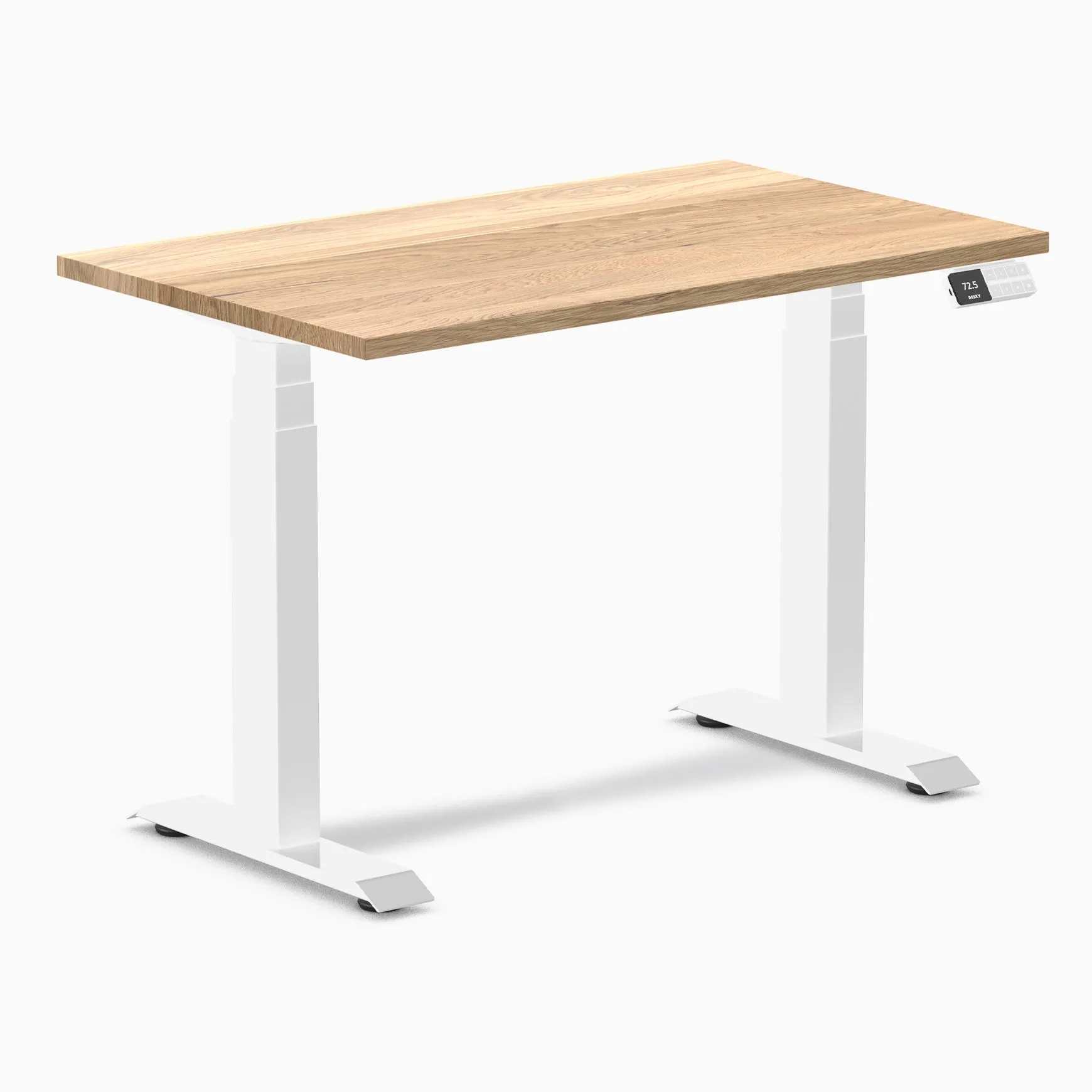 Almost Perfect Desky Dual Mini Hardwood Sit Stand Desk