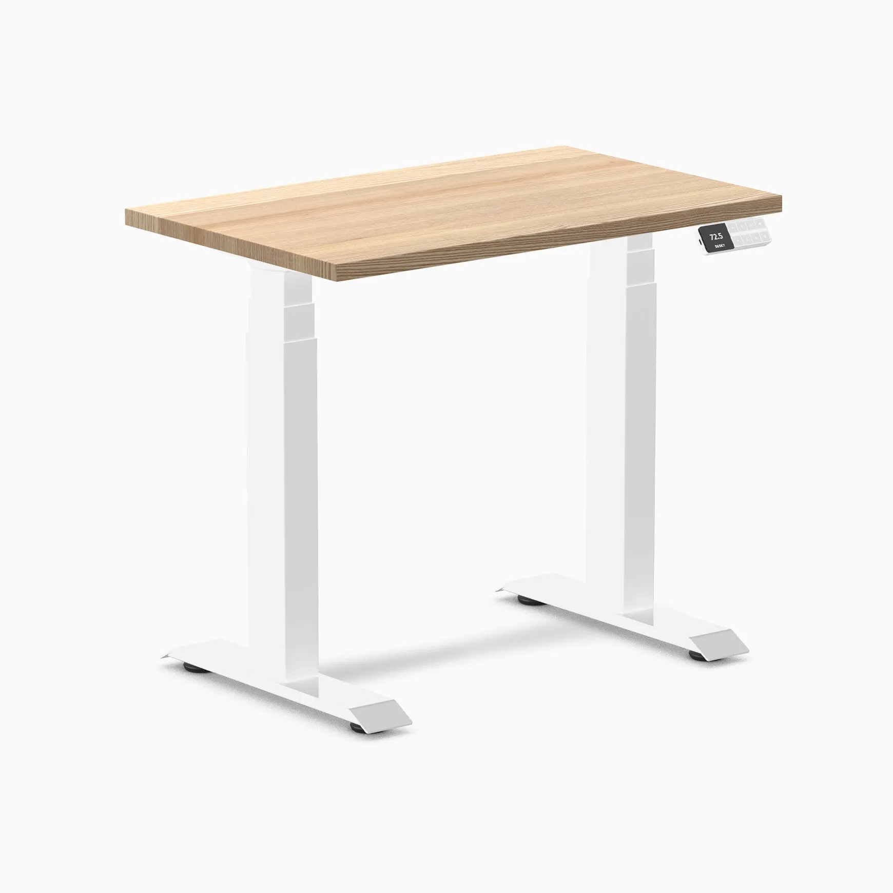Almost Perfect Desky Dual Mini Hardwood Sit Stand Desk