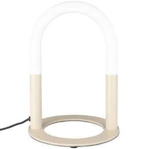 Arch Beige Table Lamp