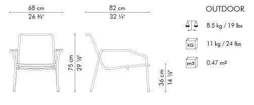 ARIA EASY ARMCHAIR