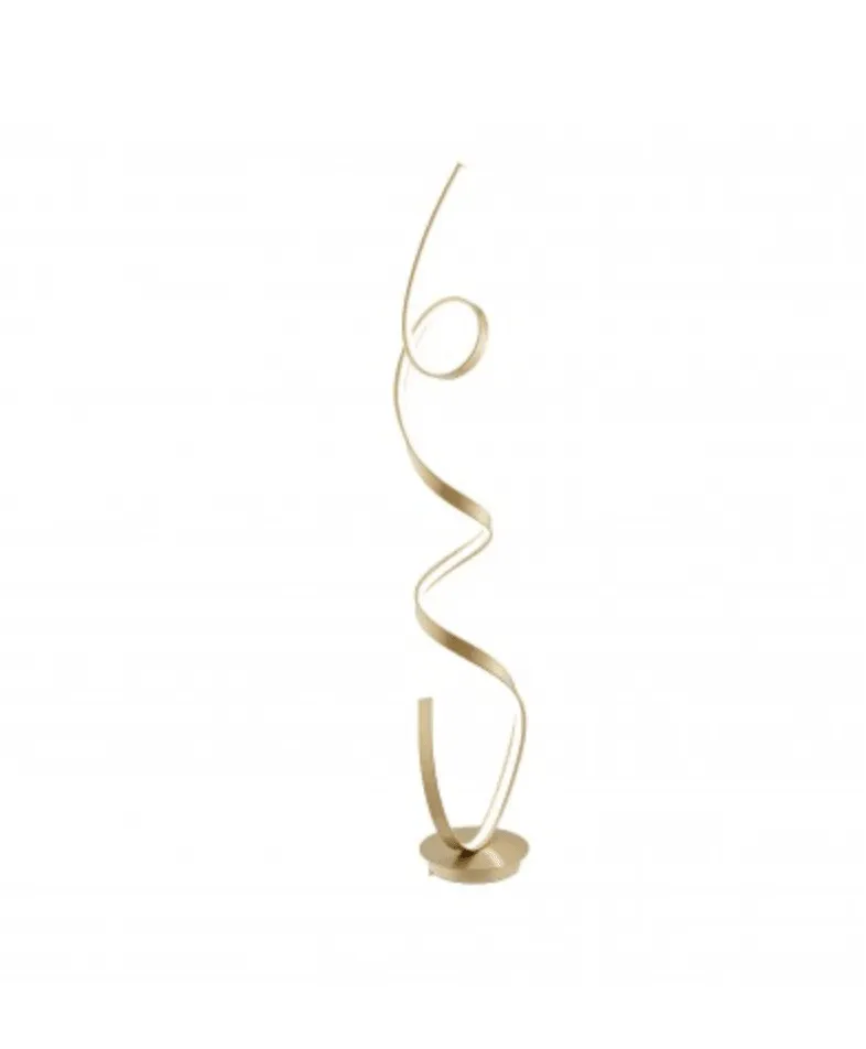 Astrid LED Floor Lamp // SANDY GOLD