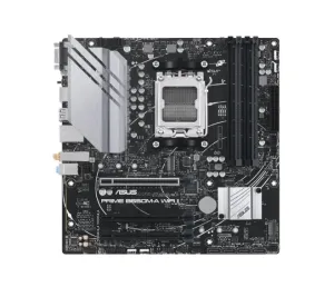 ASUS AMD B650M PRIME B650M-A WIFI II (AM5) Micro-ATX motherboard, 4xDDR5 192GB, 1 x PCIe 4.0 x16 slot, 2 x M.2 slots, 4 x SATA, Wi-Fi 6, Realtek 2.5G