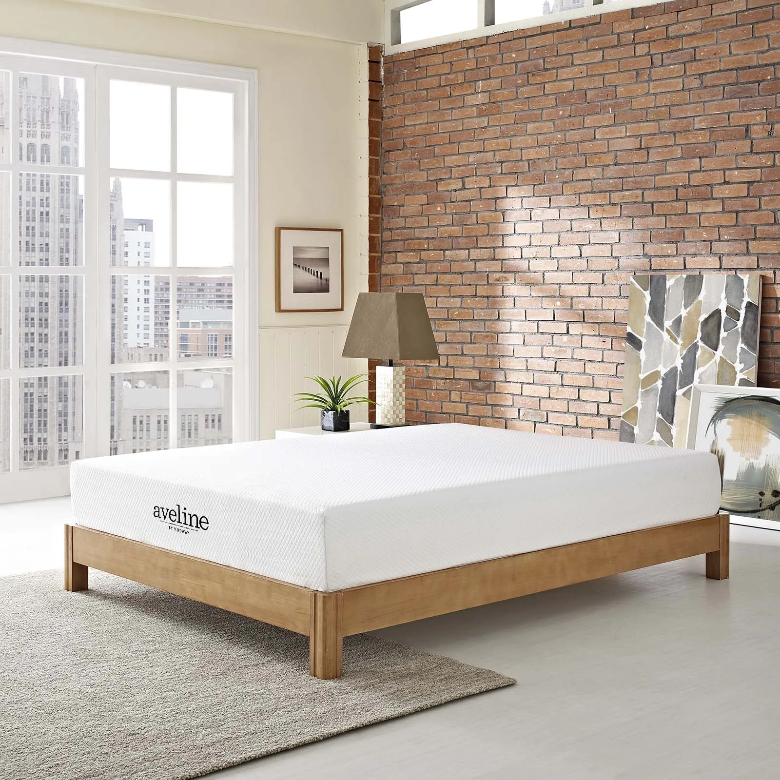 Aveline 10" California King Mattress  MOD-6079-WHI