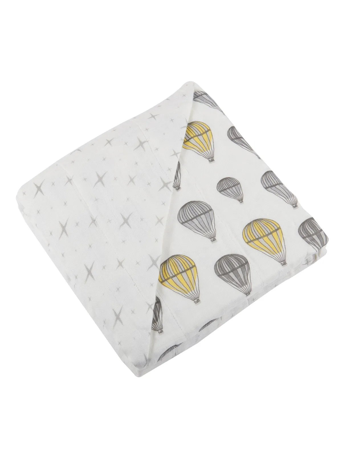 Bamboo Muslin Blanket, Hot Air Balloon and Northern Star