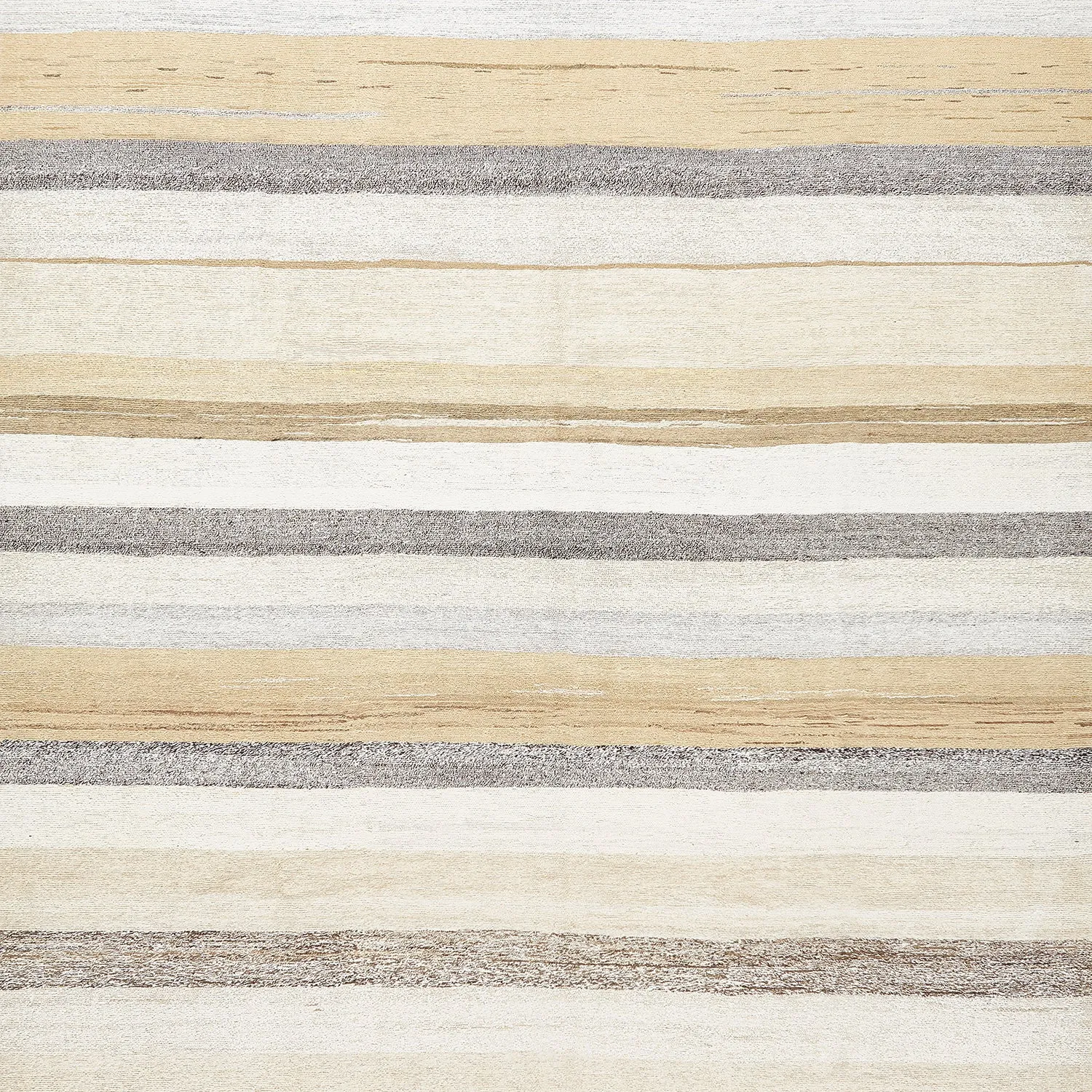 Beige Flatweave Hemp Rug - 8'8" x 11'2"