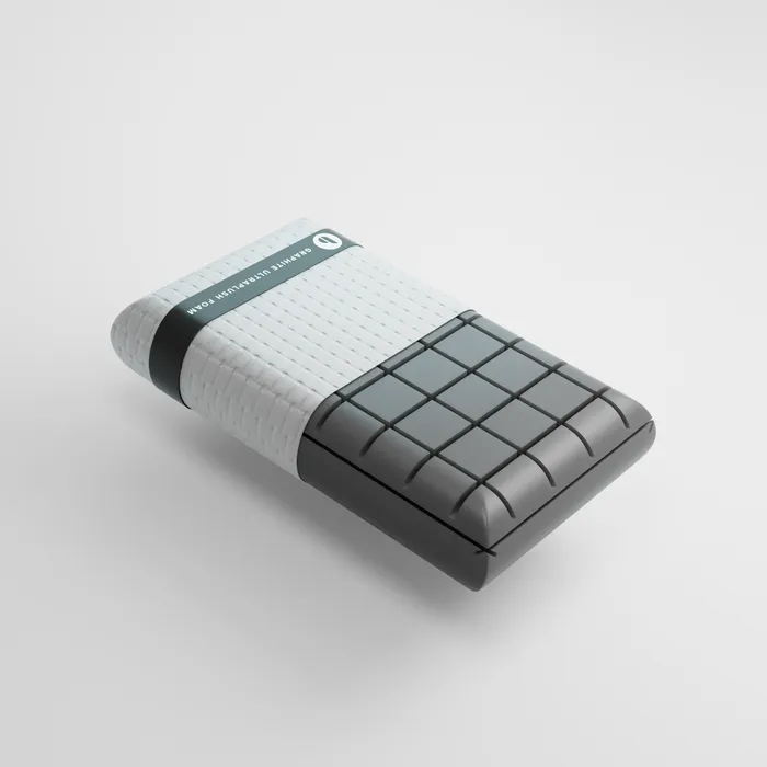 Blu Sleep Prestige Graphite Memory Foam Pillow | Antibacterial