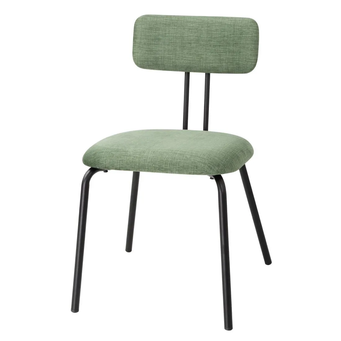 Bolero Fairfield Chairs Black and Green Mix (Pack of 2) - FU501