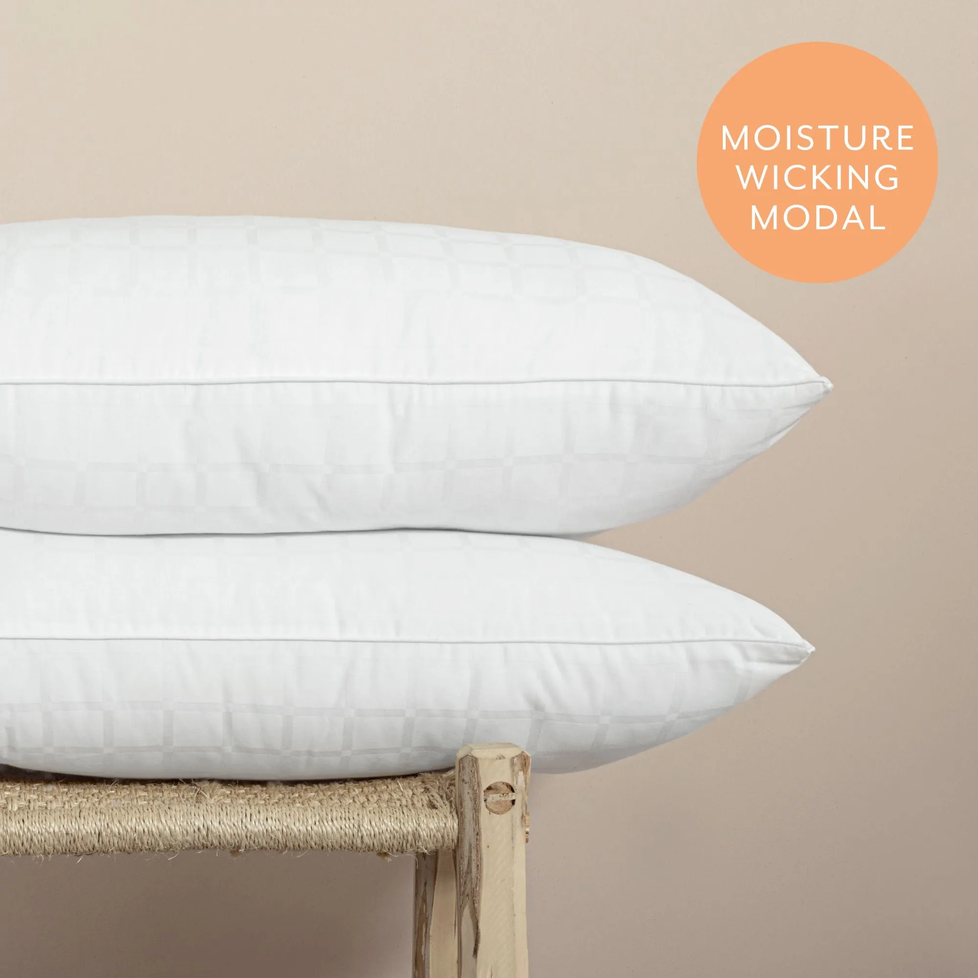 Breathe® Cotton-Covered Pillow