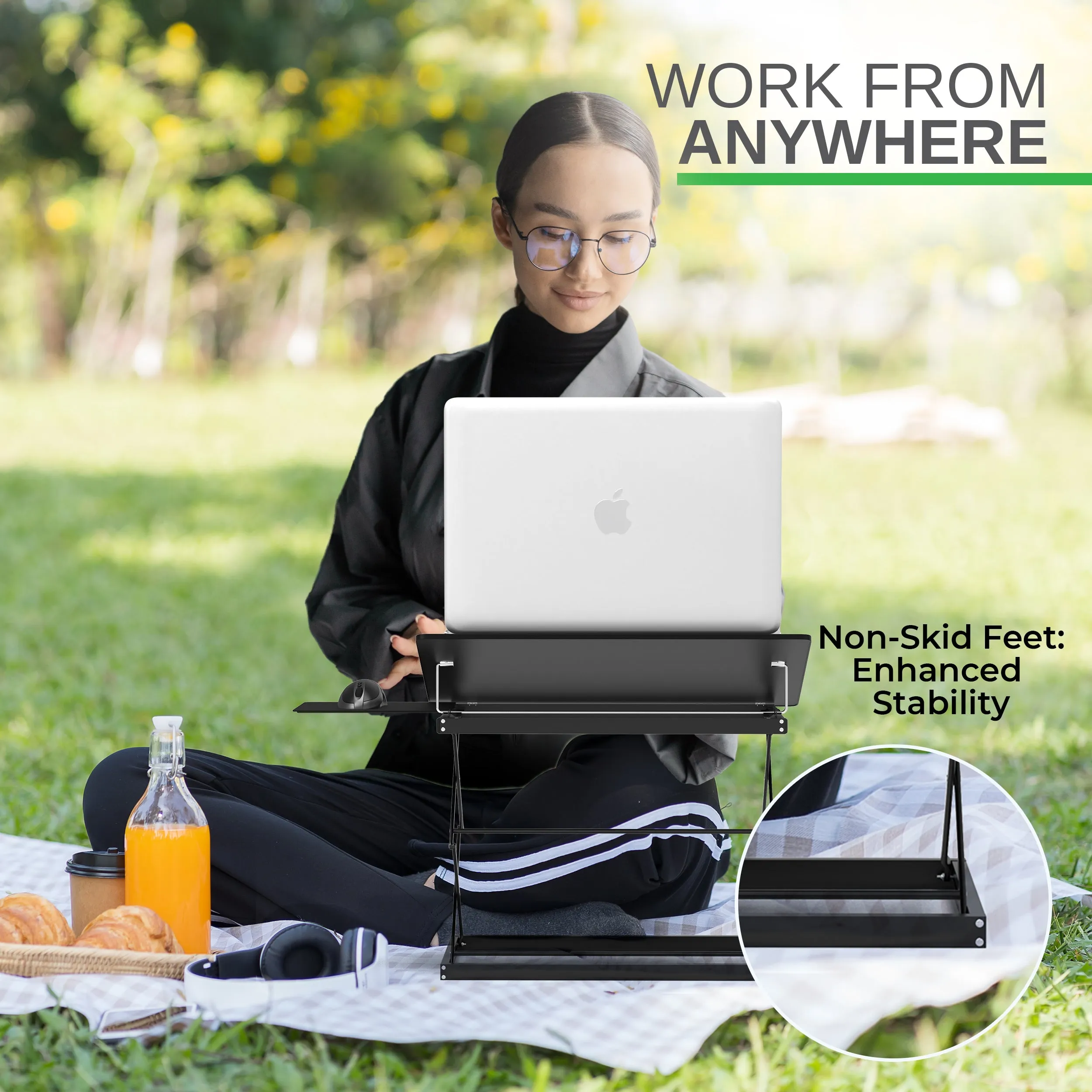 CD4 Ergonomic Laptop Stand and Standing Desk