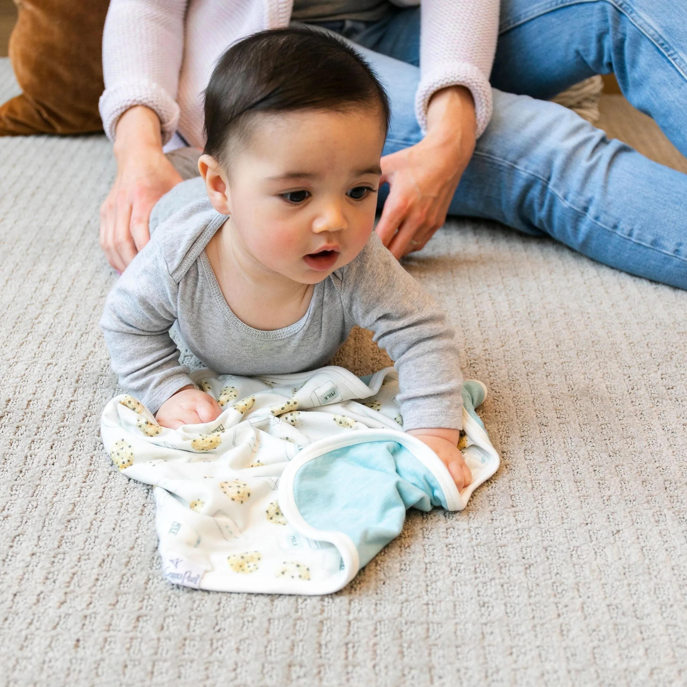 Copper Pearl Three-Layer Security Blanket Set | Chip