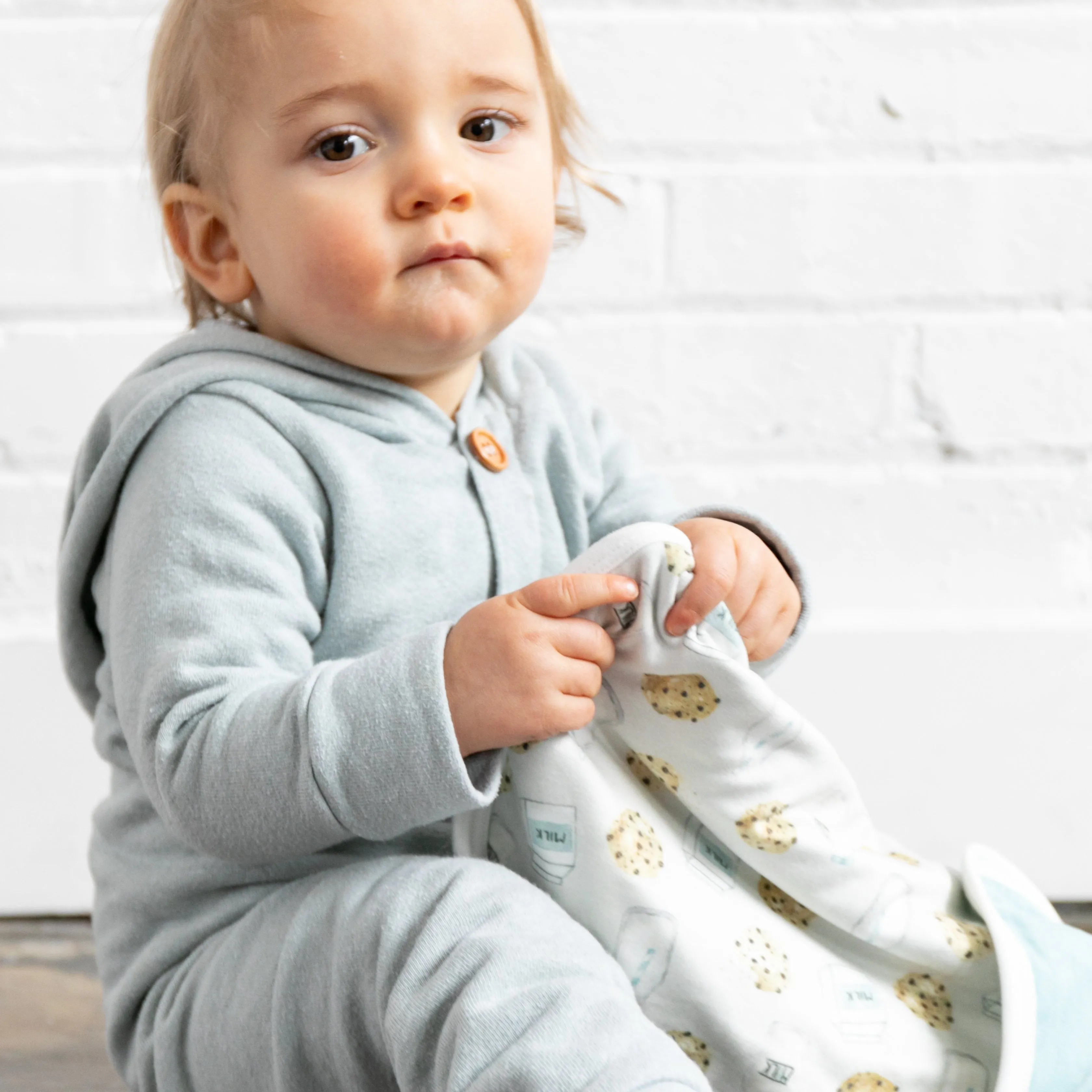 Copper Pearl Three-Layer Security Blanket Set | Chip
