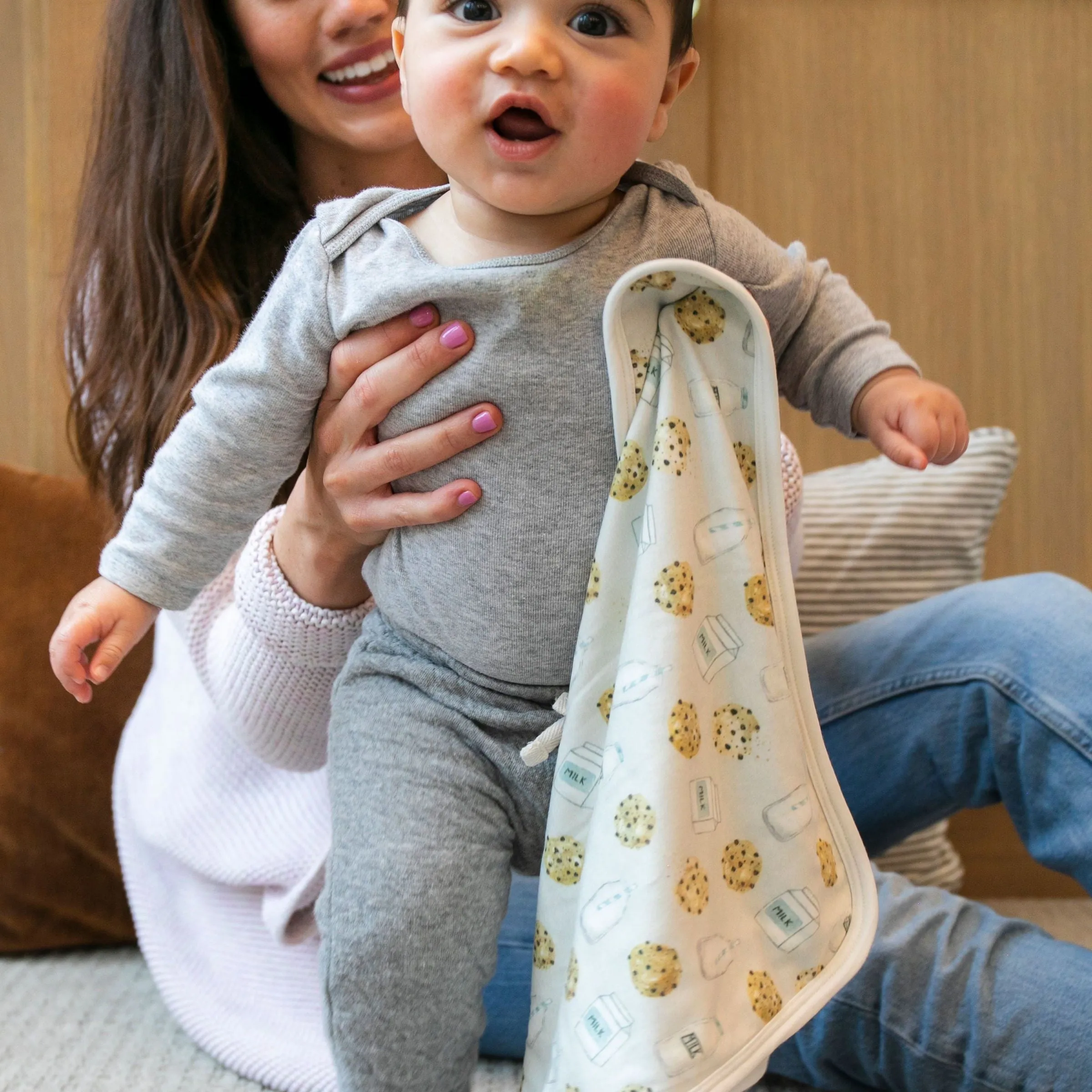 Copper Pearl Three-Layer Security Blanket Set | Chip