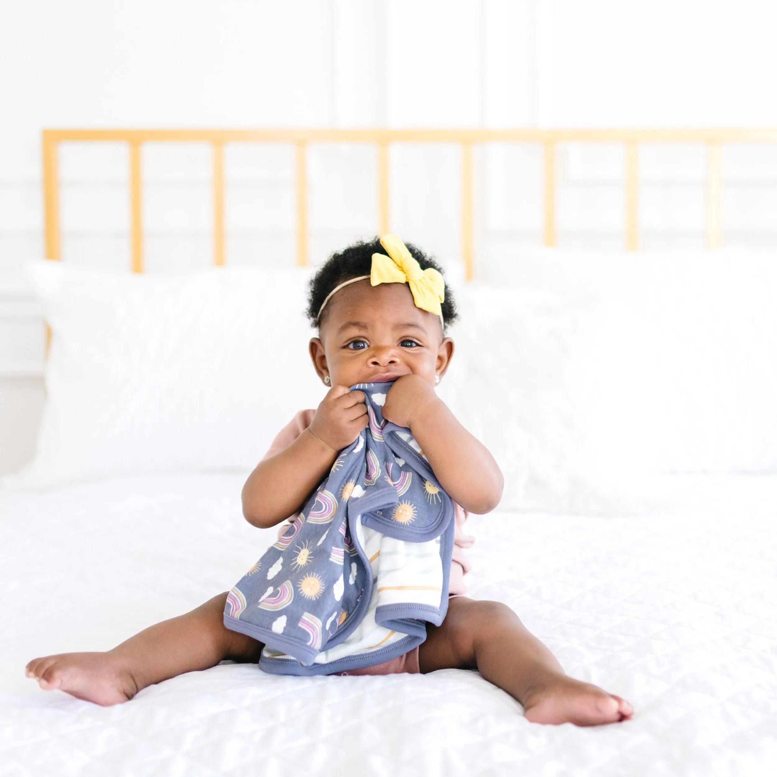 Copper Pearl Three-Layer Security Blanket Set | Hope