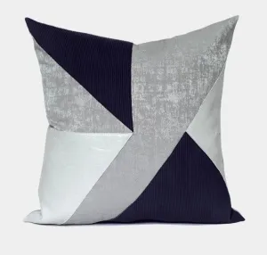 Decorative Modern Pillows for Couch, Blue Grey Modern Sofa Pillows Covers, Modern Sofa Cushion, Decorative Pillows for Living Room