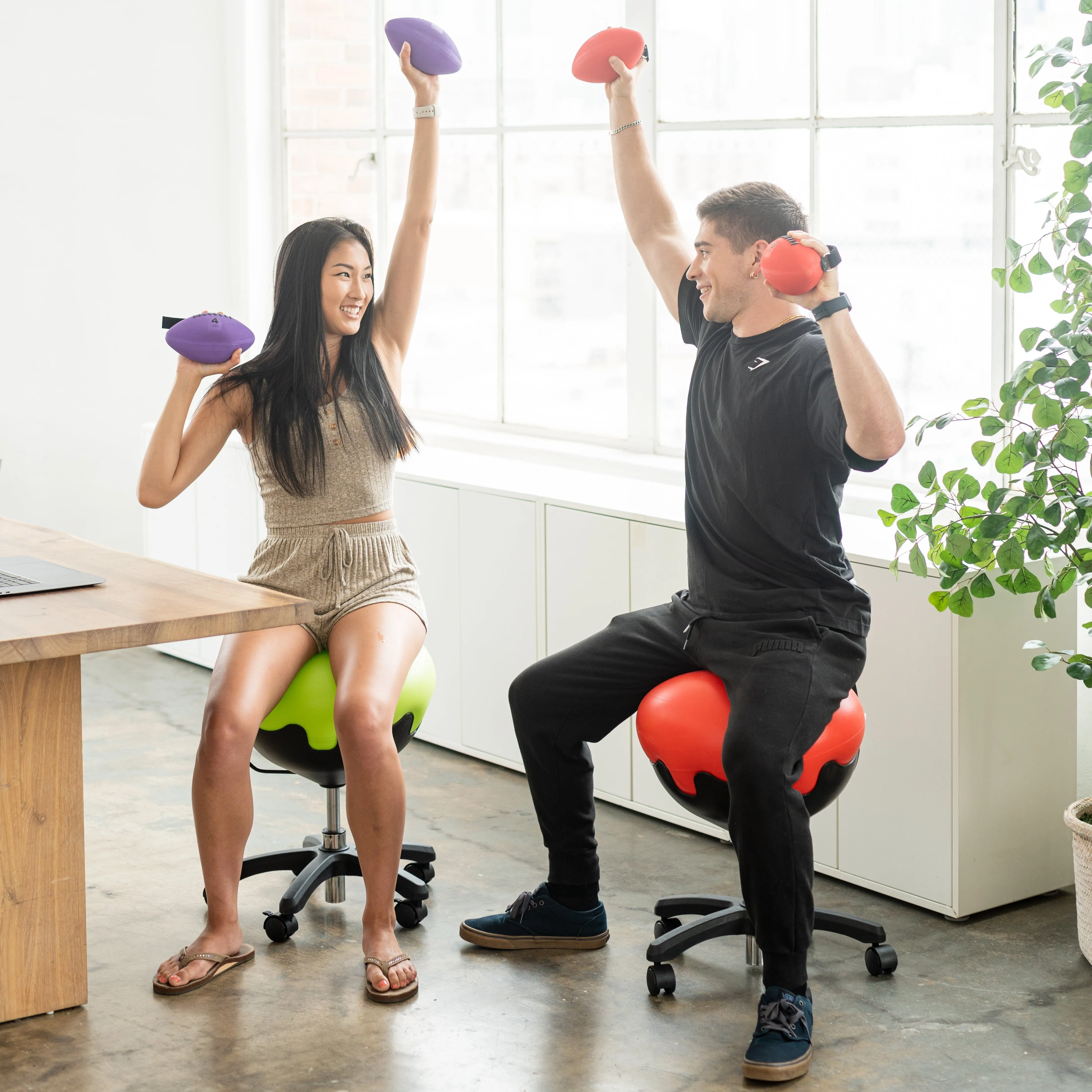 Elite Height Adjustable Ball Chair