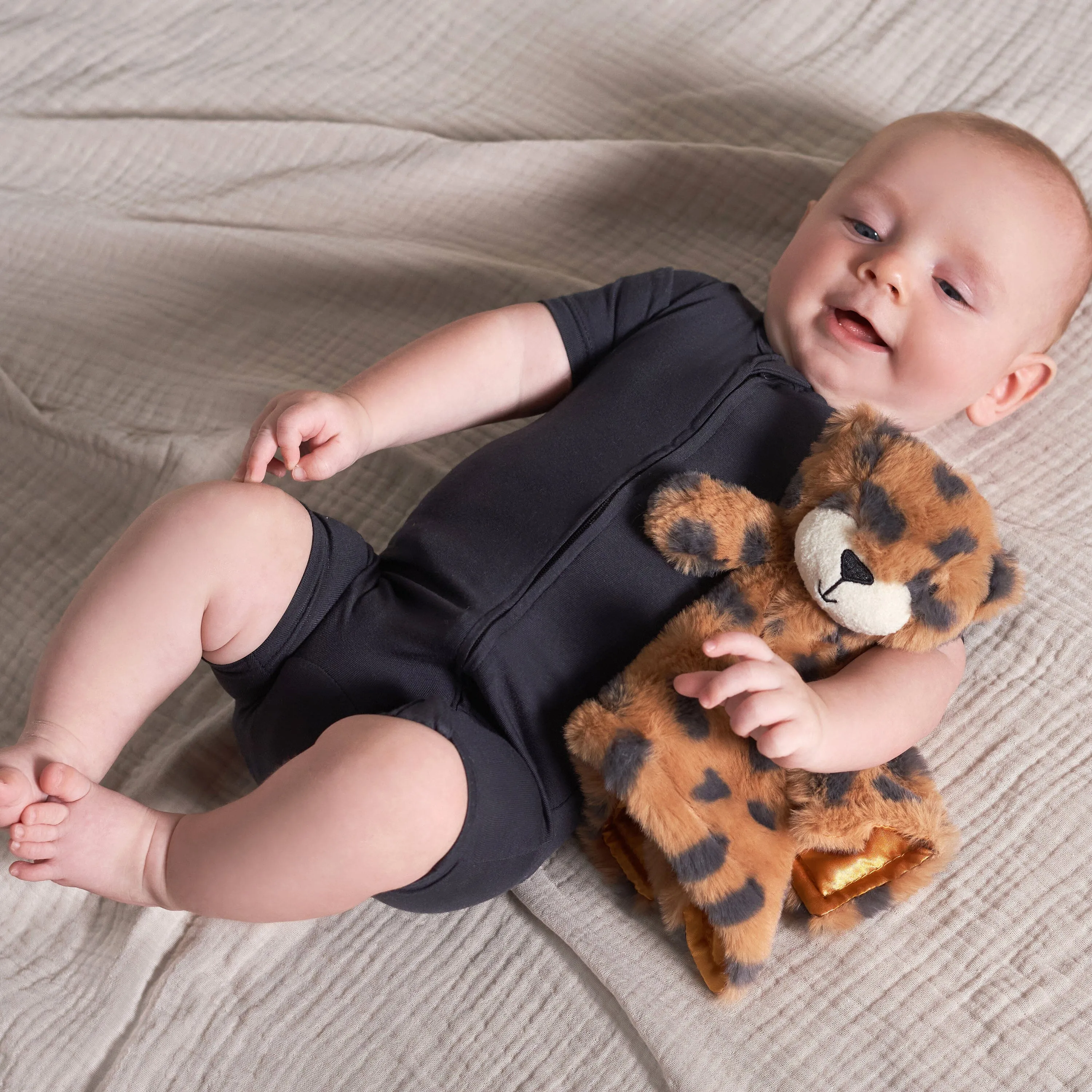 Embroidered Baby Neutral Cheetah Security Blanket