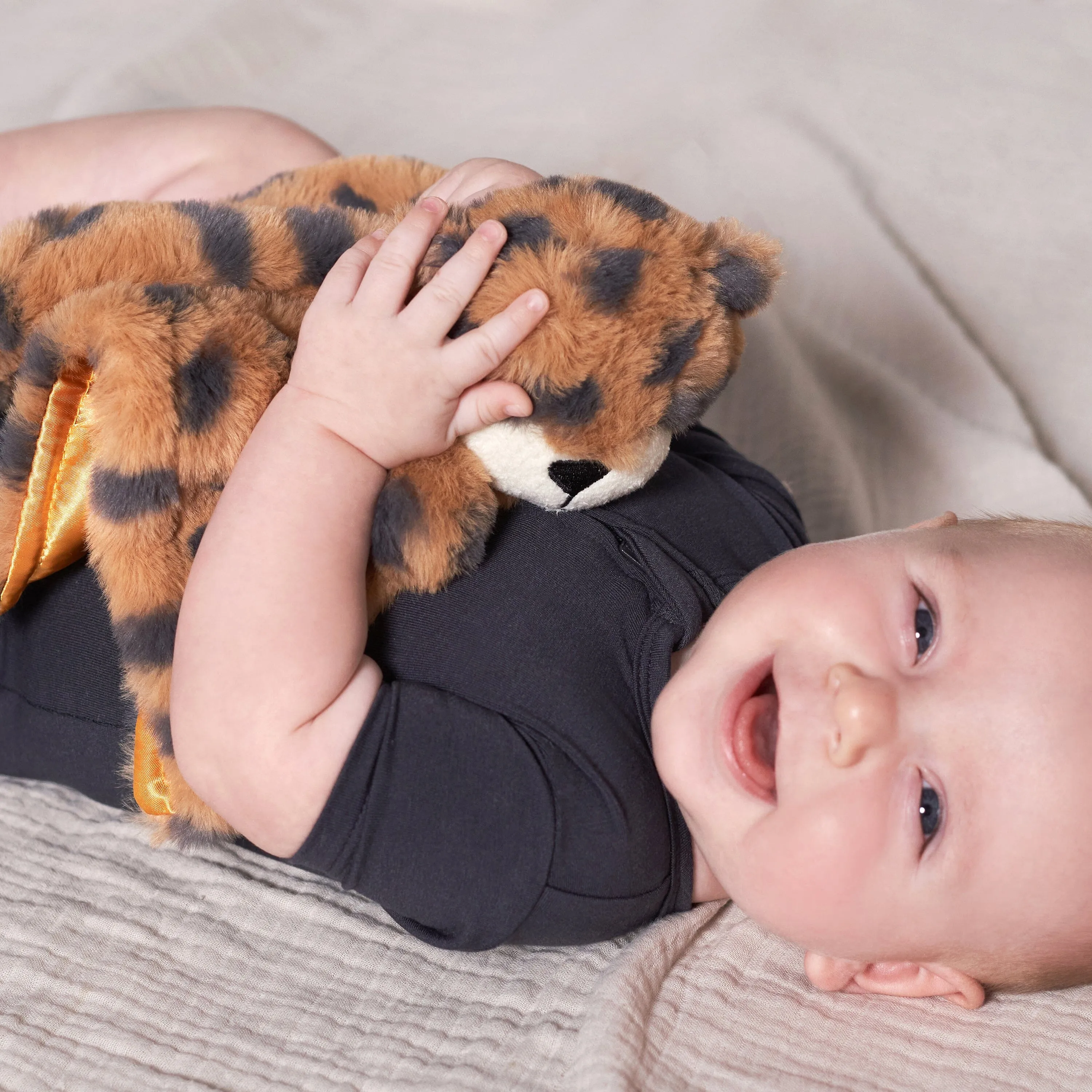 Embroidered Baby Neutral Cheetah Security Blanket