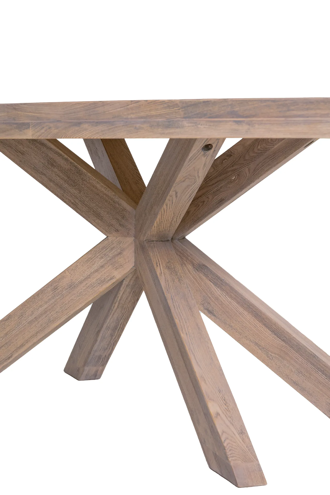 Falun Dining Table Oval Smoked Oak