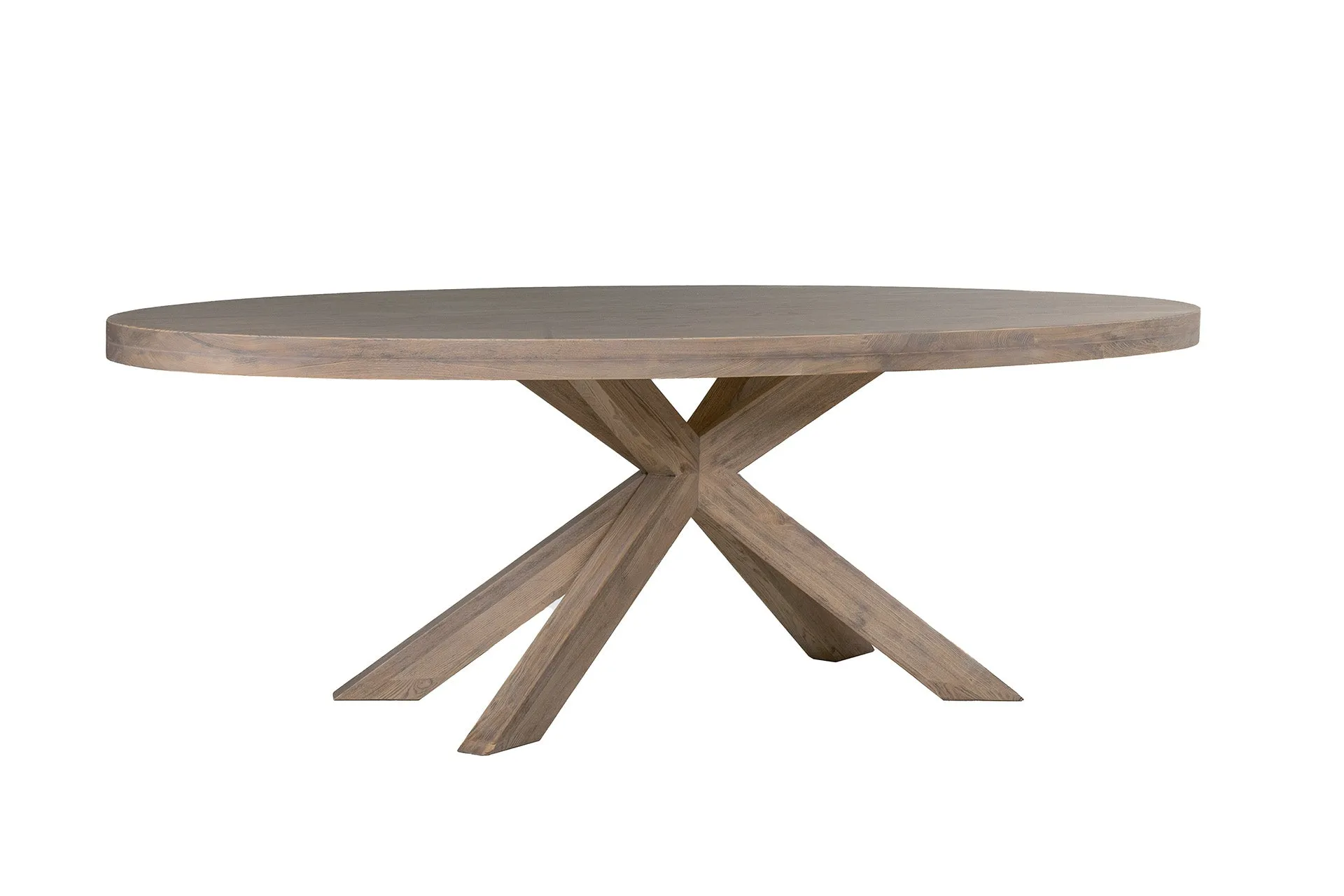 Falun Dining Table Oval Smoked Oak