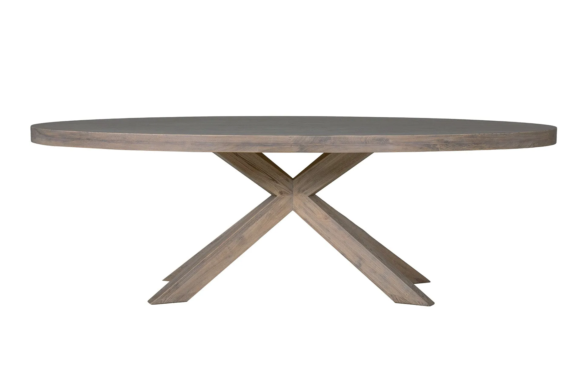 Falun Dining Table Oval Smoked Oak