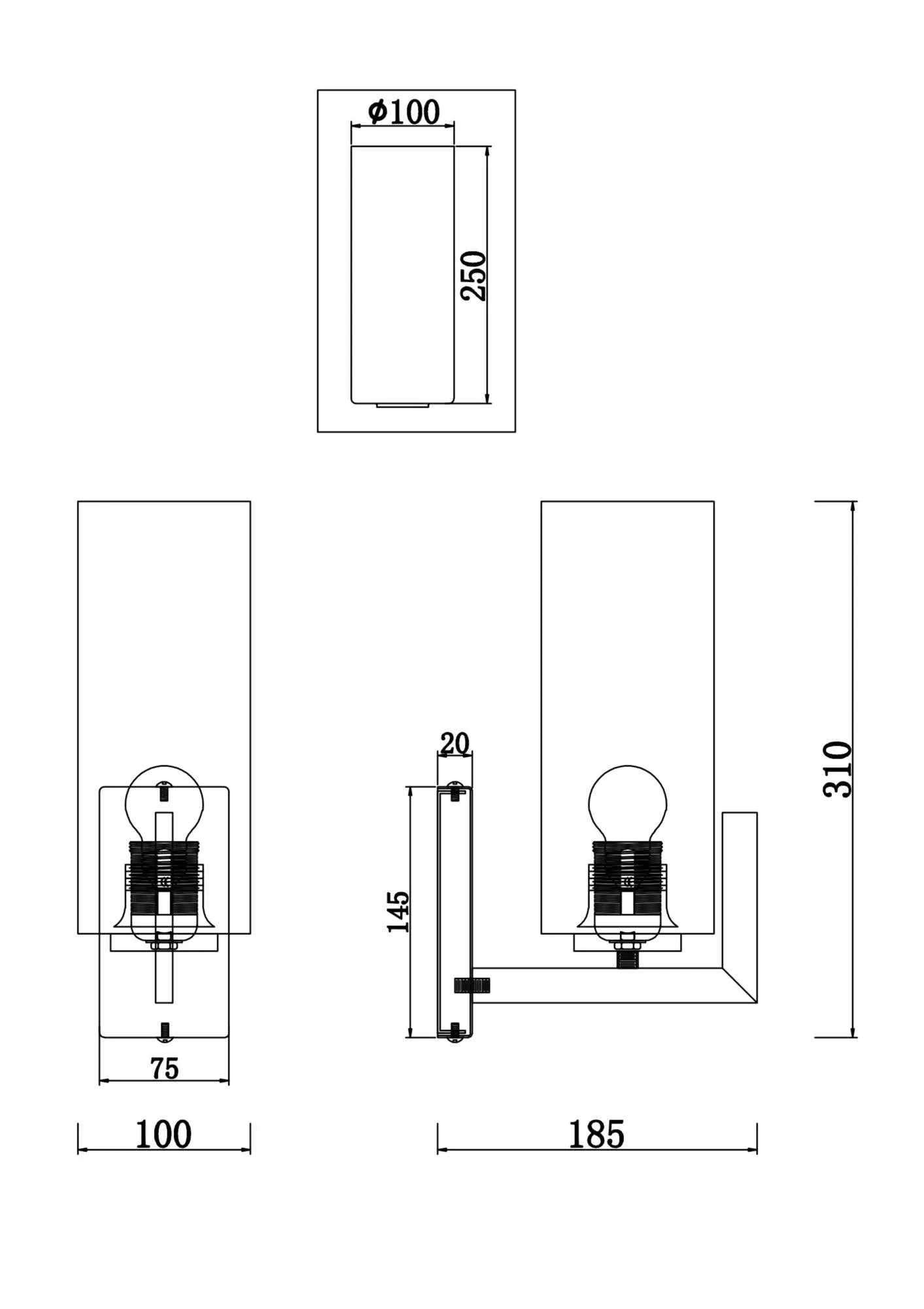 Fontaine Wall Light