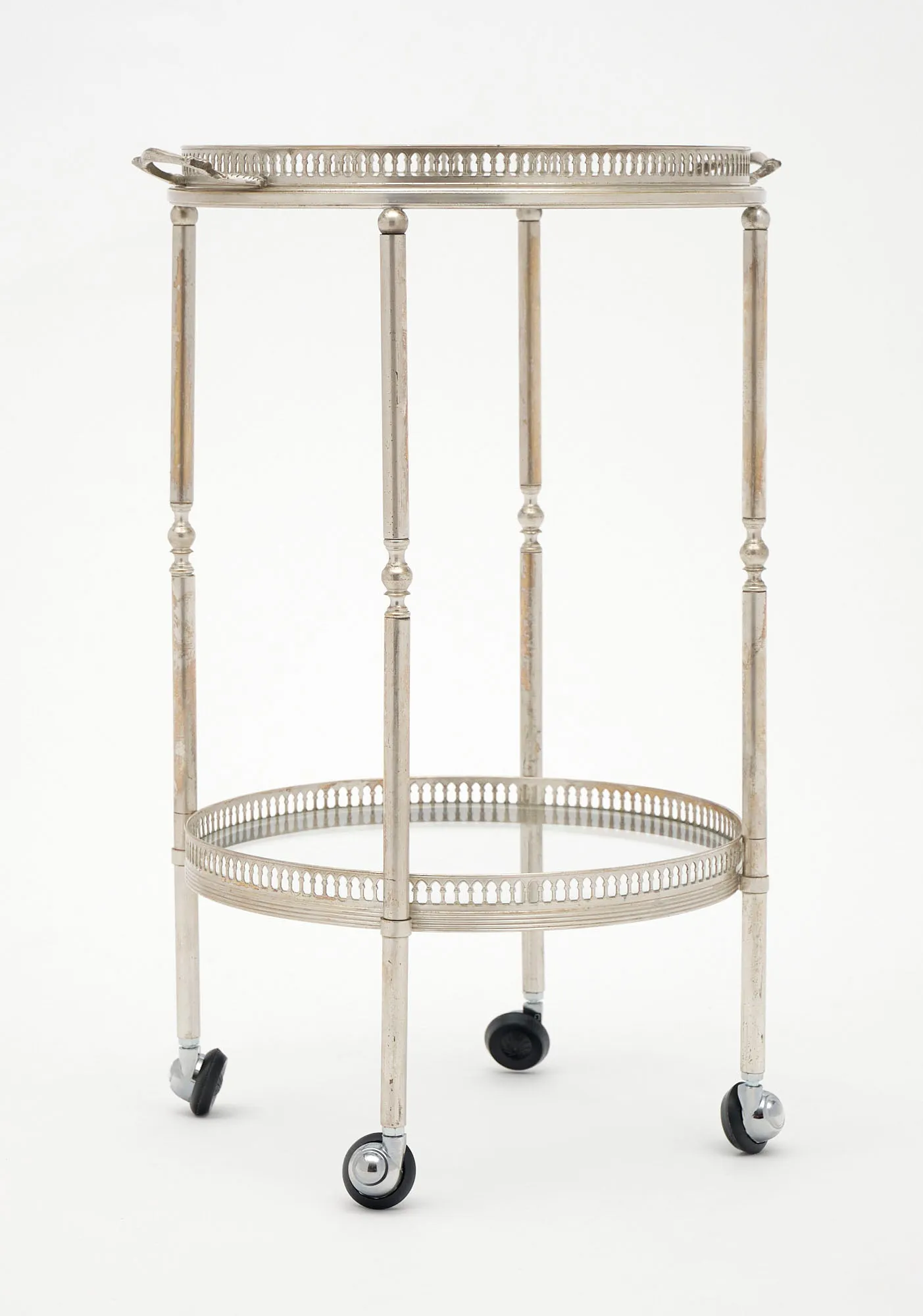 French Antique Petite Bar Cart - on hold