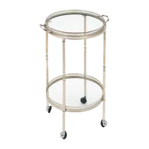 French Antique Petite Bar Cart - on hold