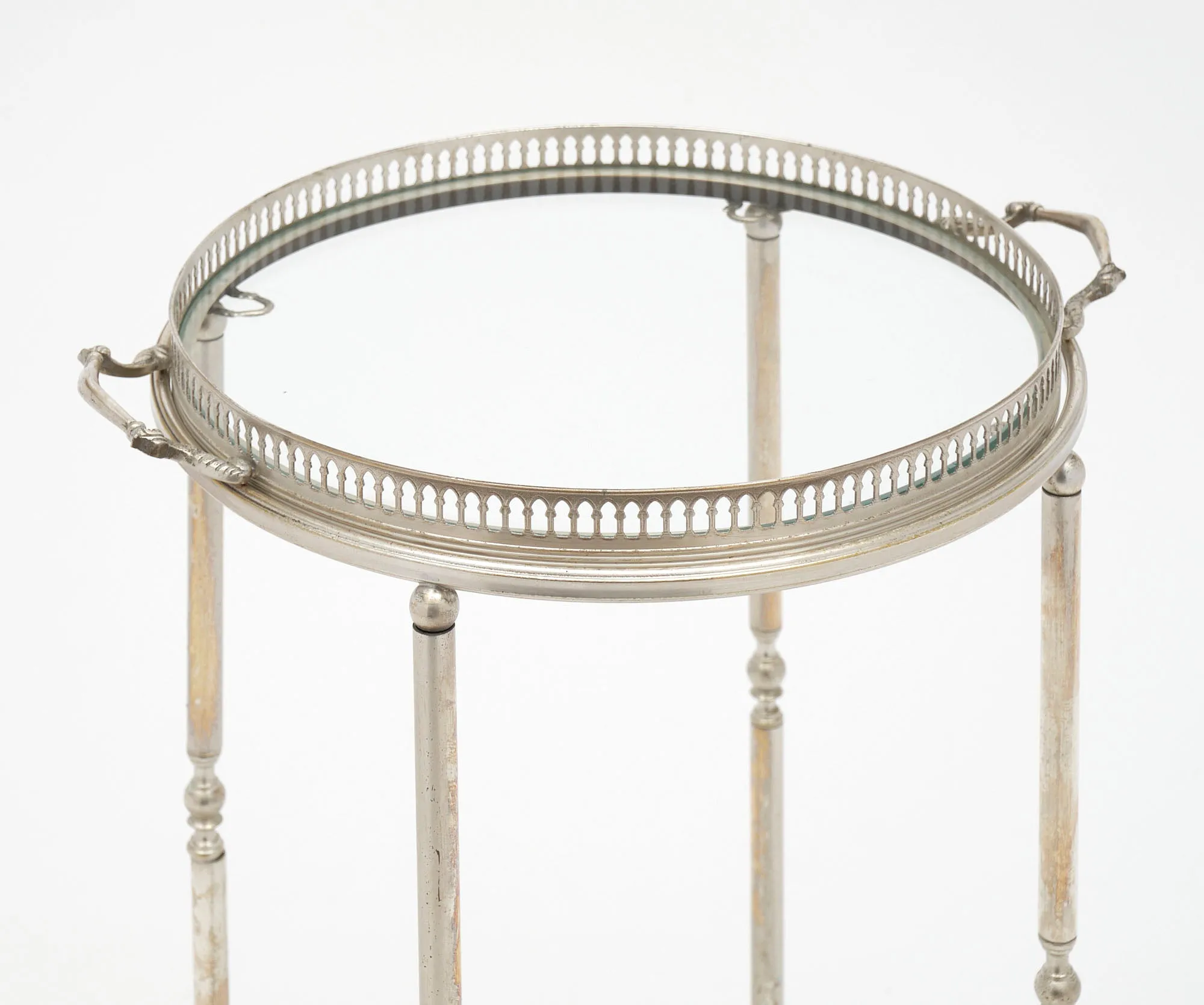 French Antique Petite Bar Cart - on hold