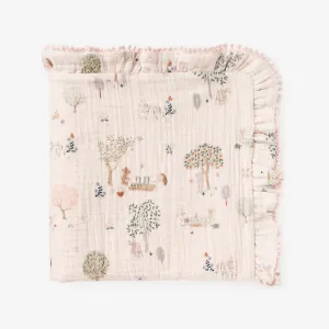 Garden Picnic Organic Muslin Security Blanket
