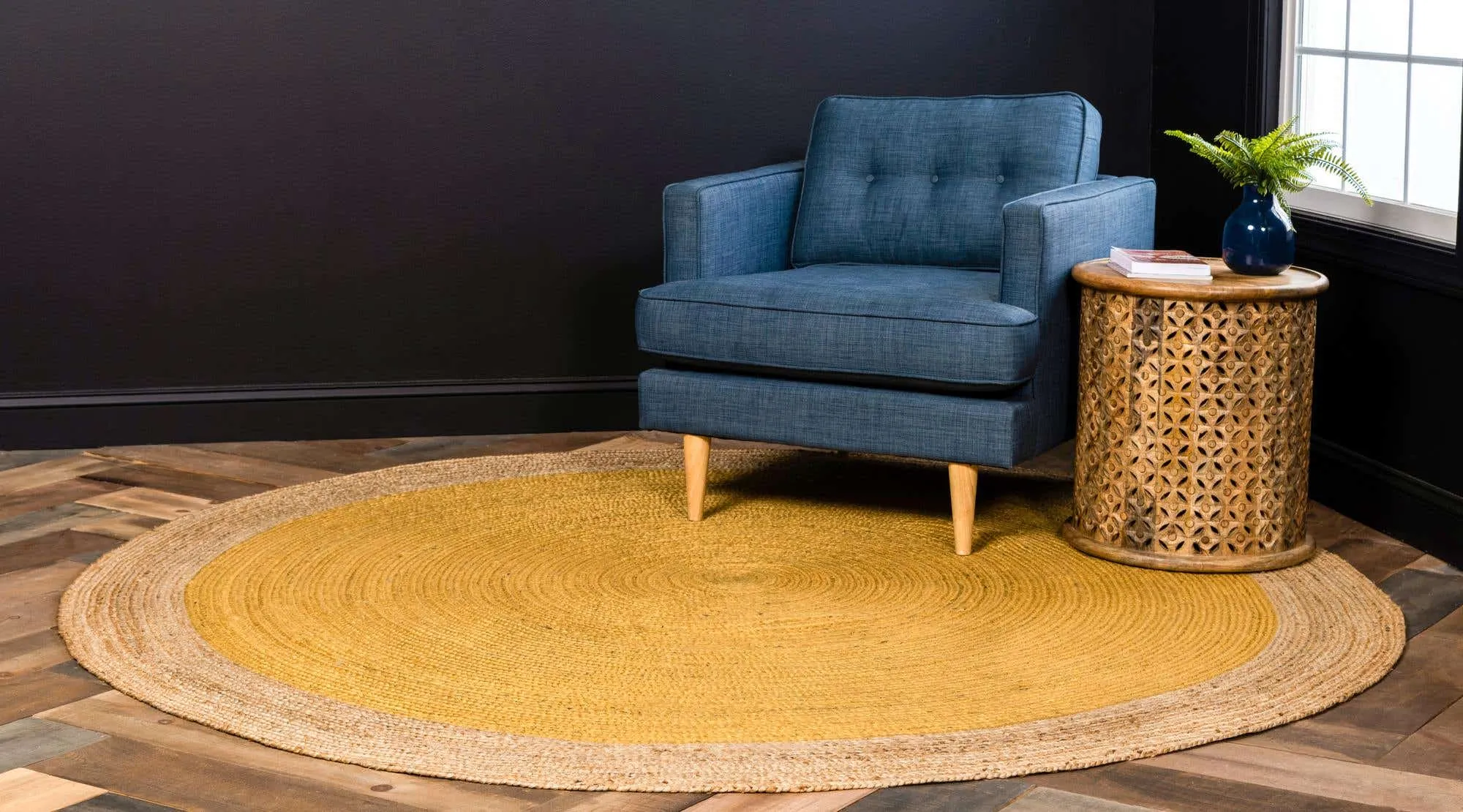 Goa Braided Jute Rug