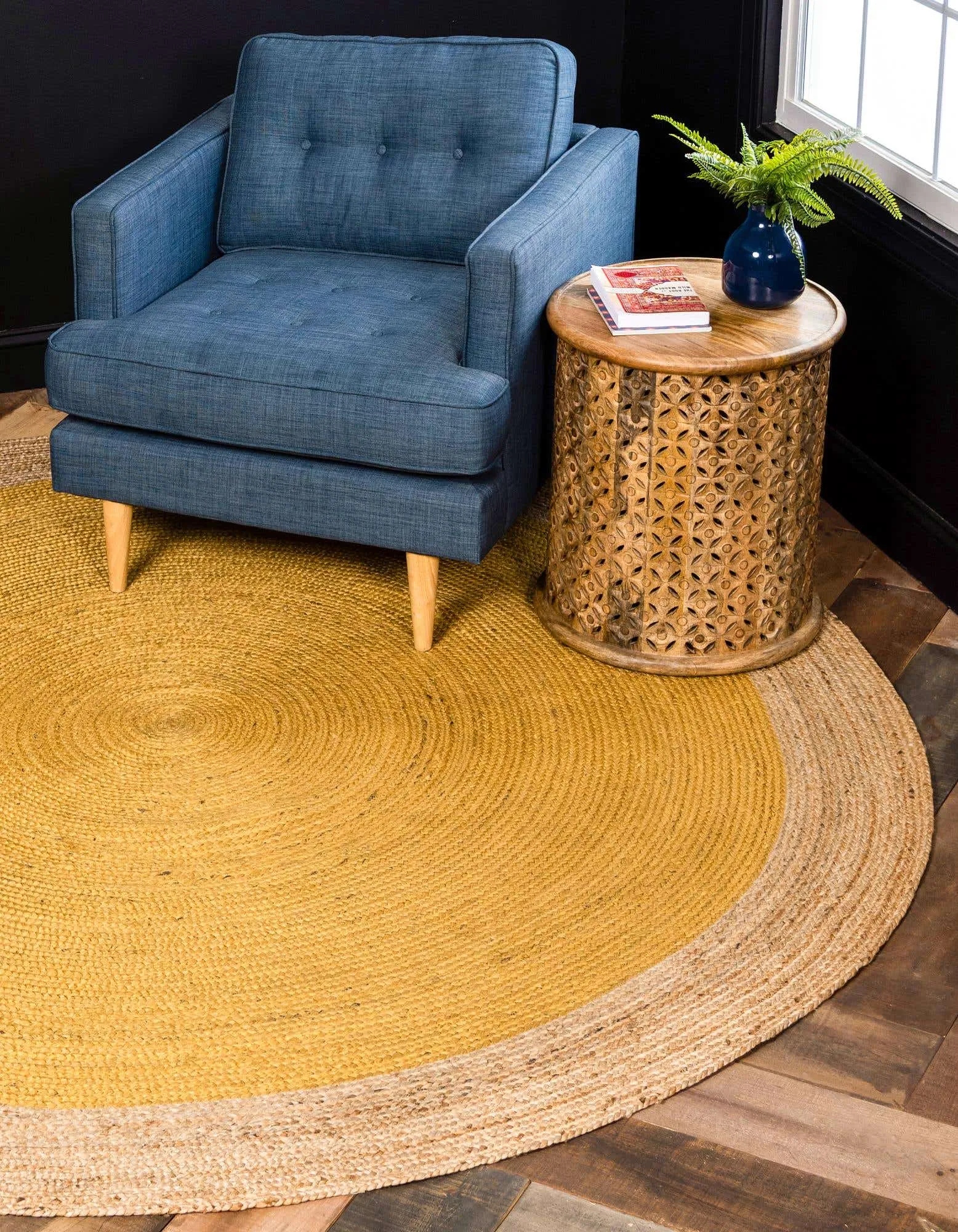 Goa Braided Jute Rug