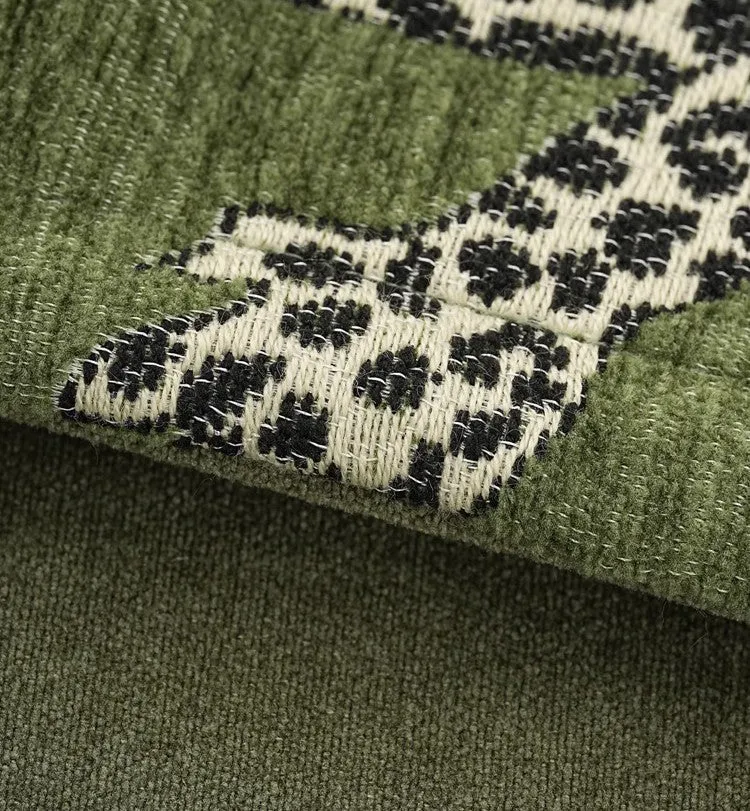 Green Decorative Pillow Covers, Large Modern Sofa Pillow Cases, Cheetah Modern Pillows for Couch, Abstract Decorative Throw Pillows for Living Room