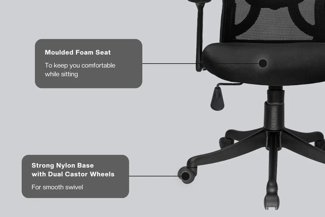 Green Soul Renewed New York Go High Back Mesh Office Chair